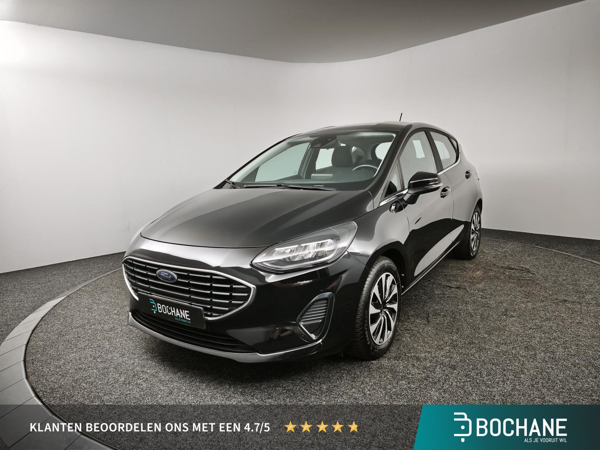 Ford Fiesta met kenteken P-281-JD – vooraanzicht