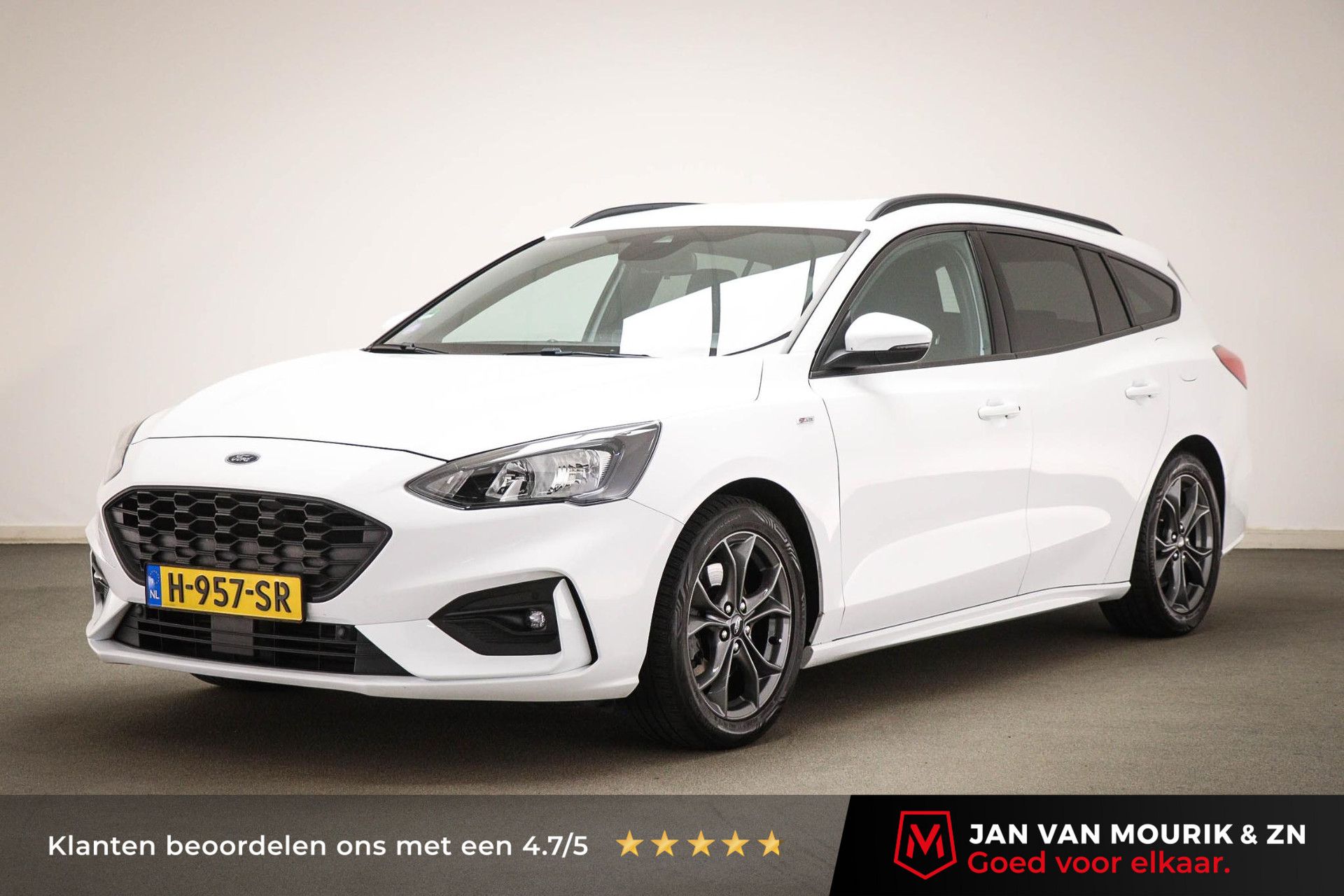 Ford Focus met kenteken H-957-SR – vooraanzicht
