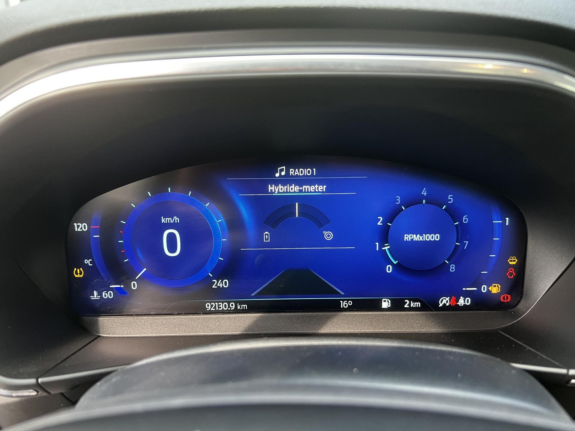 Ford Focus met kenteken N-662-GT – dashboard