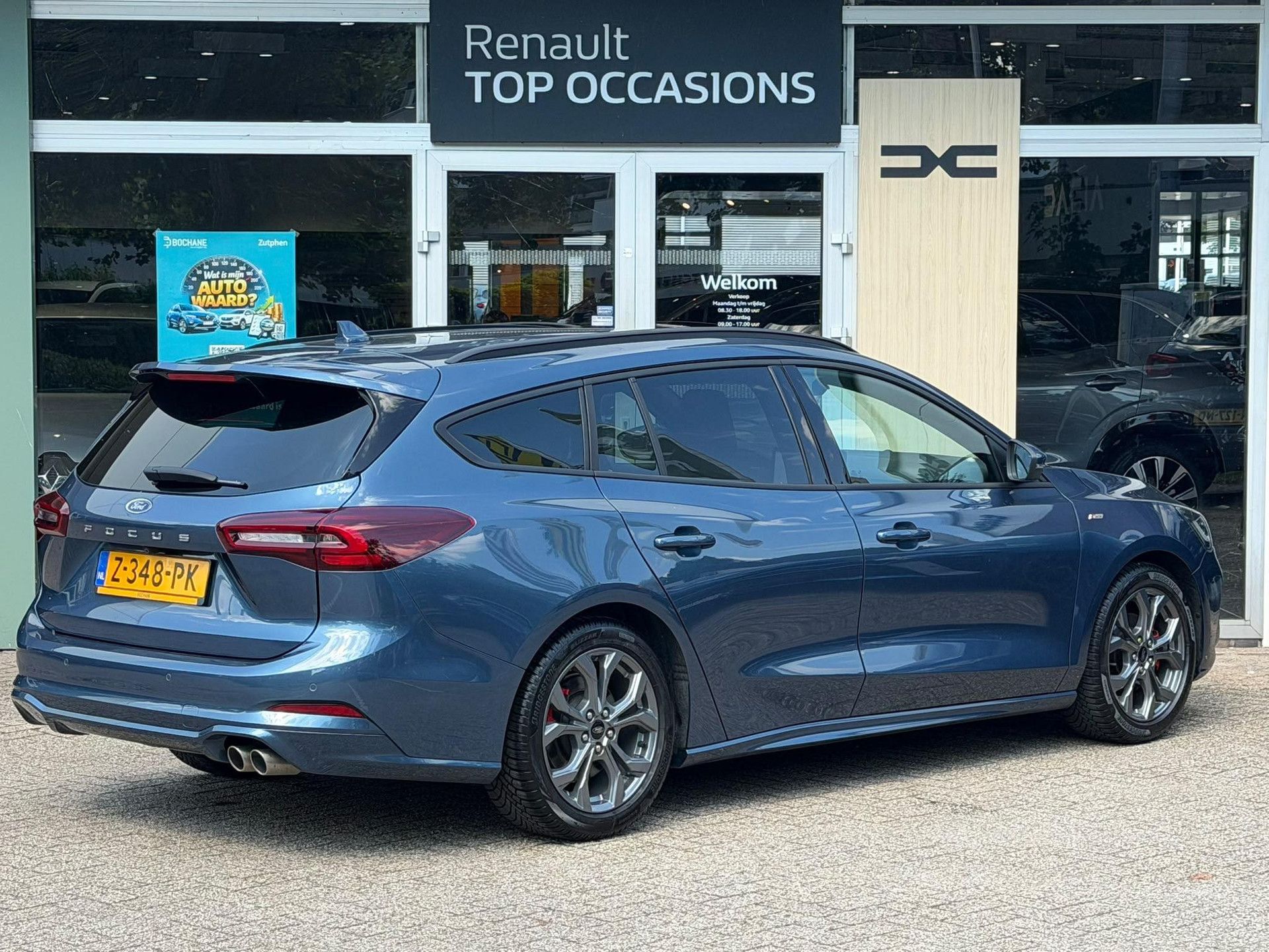Ford Focus met kenteken Z-348-PK – achteraanzicht