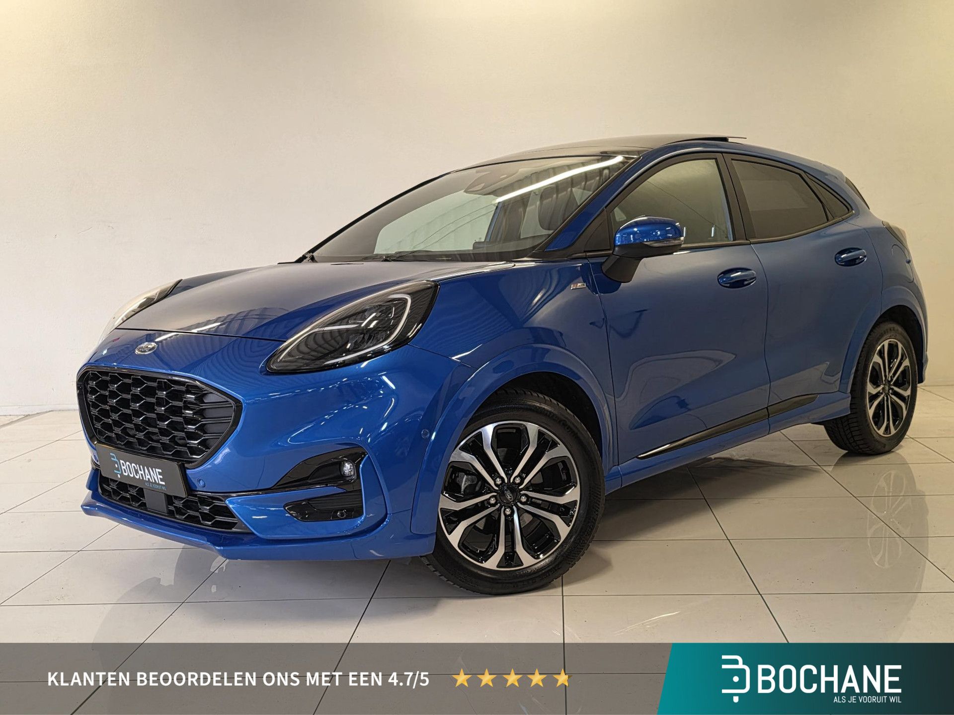 Ford Puma met kenteken KNZ-73-S – vooraanzicht