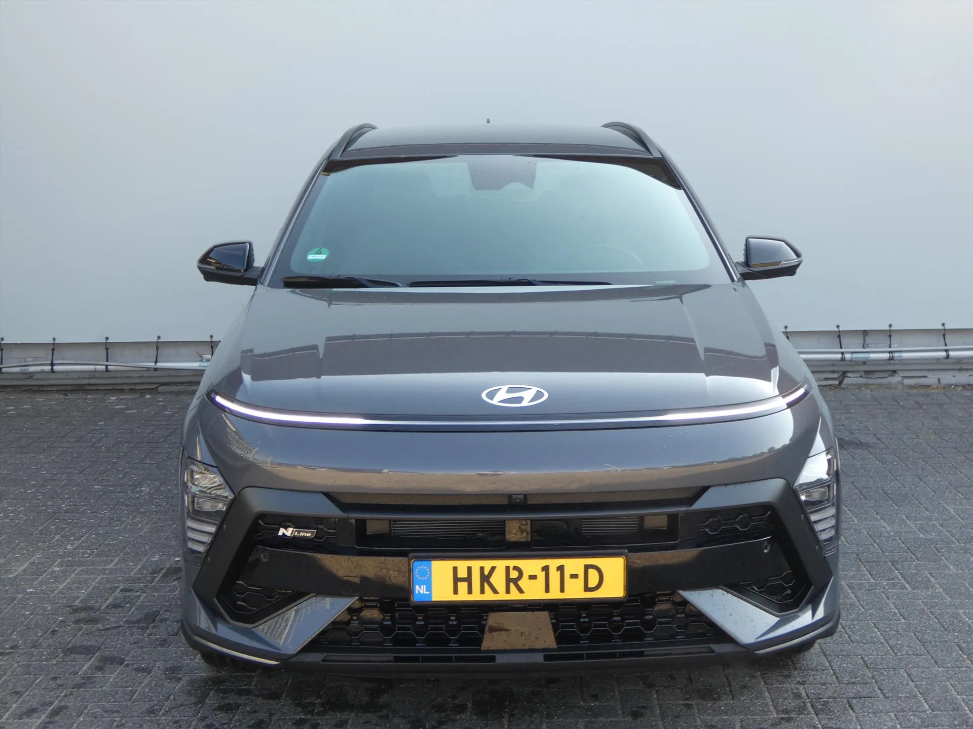 Hyundai Kona met kenteken HKR-11-D – achteraanzicht