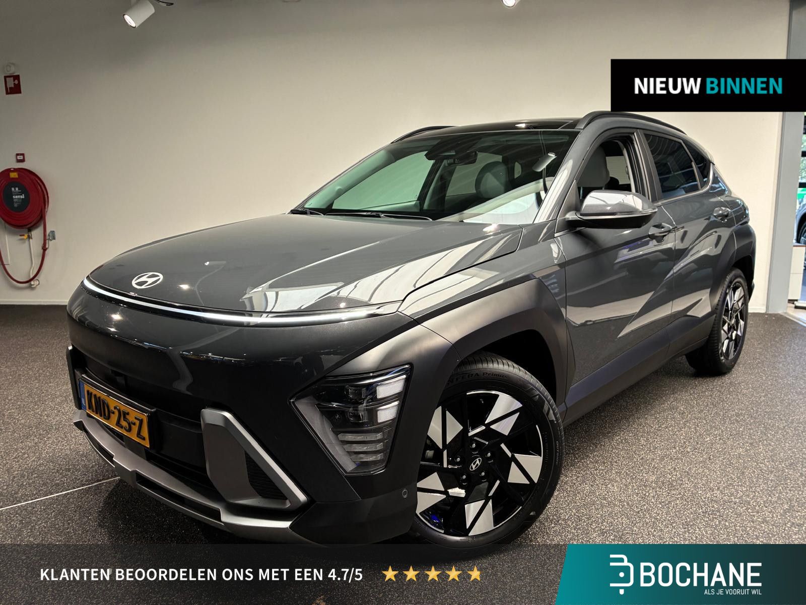 Hyundai Kona met kenteken KND-25-Z – vooraanzicht