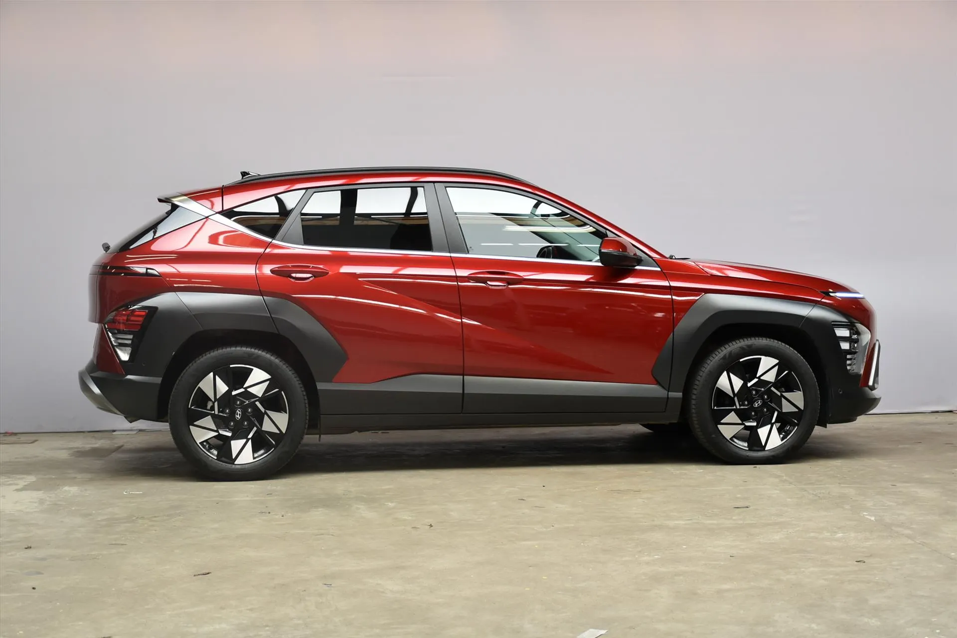 Hyundai Kona met kenteken KPT-38-N – dashboard