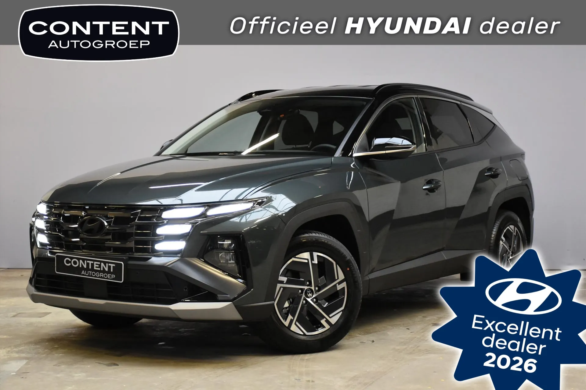 Hyundai Tucson met kenteken JVX-51-P – vooraanzicht