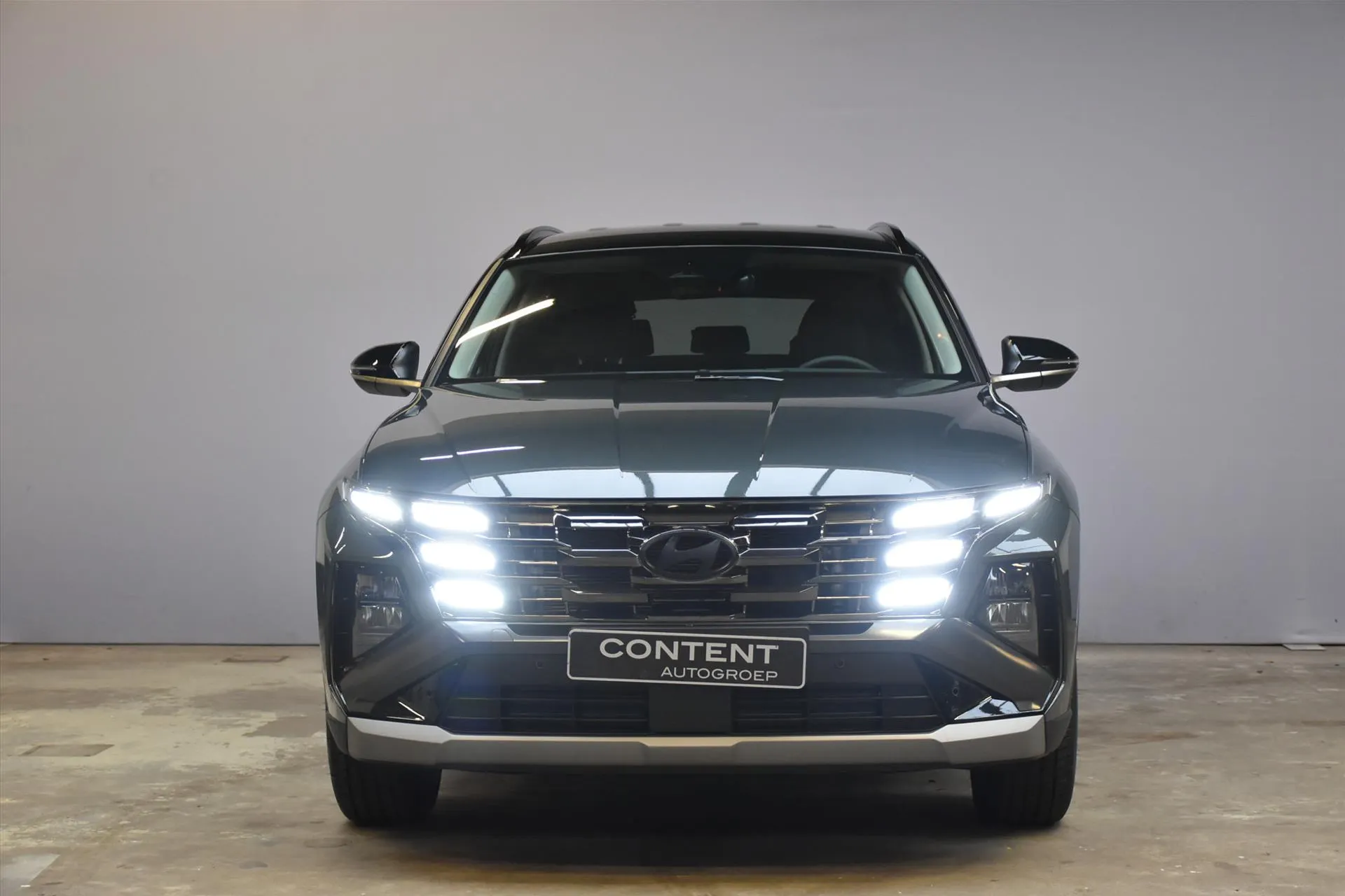 Hyundai Tucson met kenteken JVX-51-P – achteraanzicht