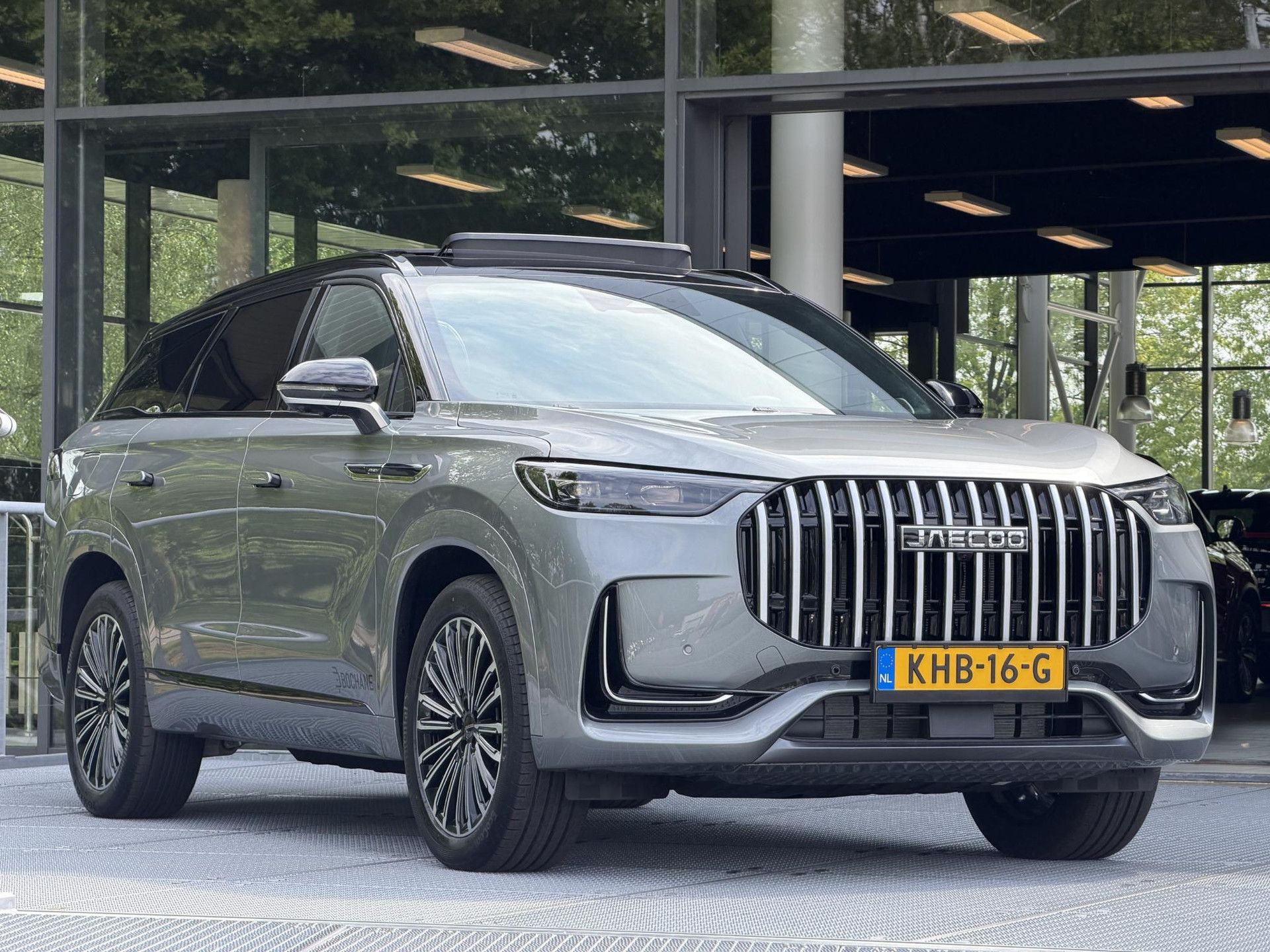 Jaecoo 8 met kenteken KHB-16-G – detailfoto
