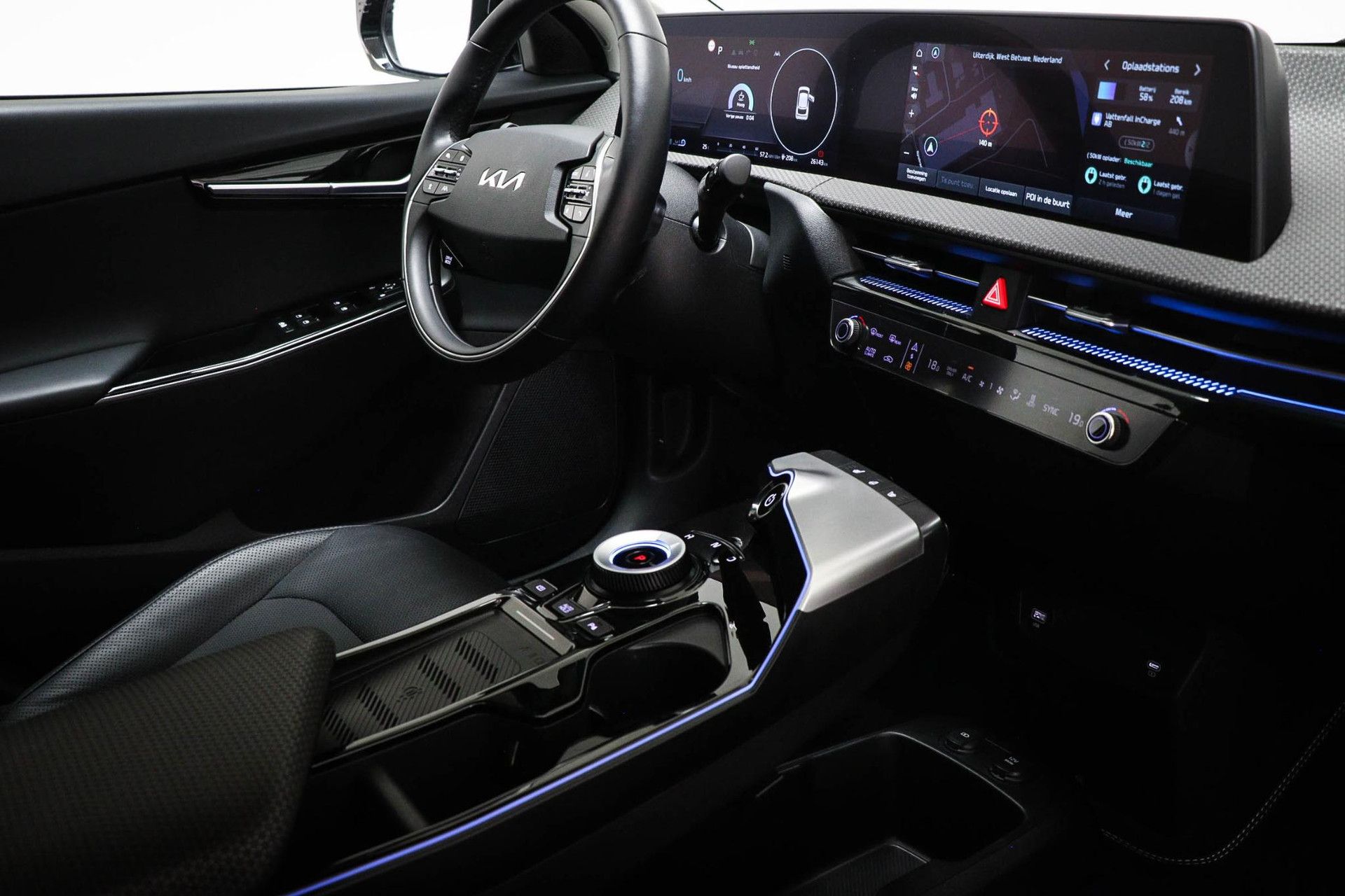 Kia EV6 met kenteken KSF-67-J – interieur
