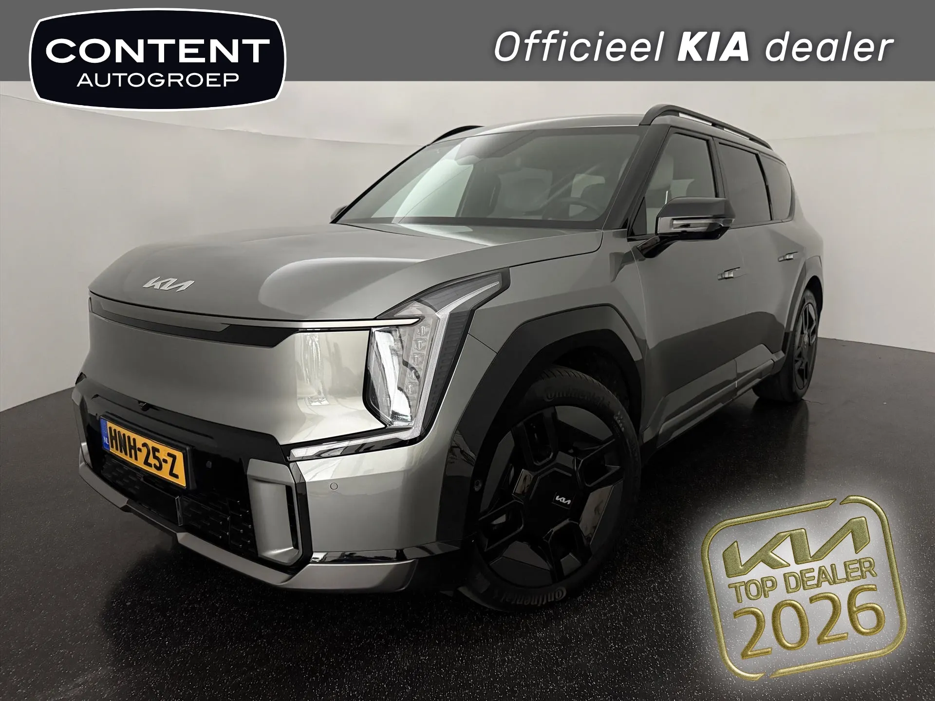 Kia EV9 met kenteken HNH-25-Z – vooraanzicht