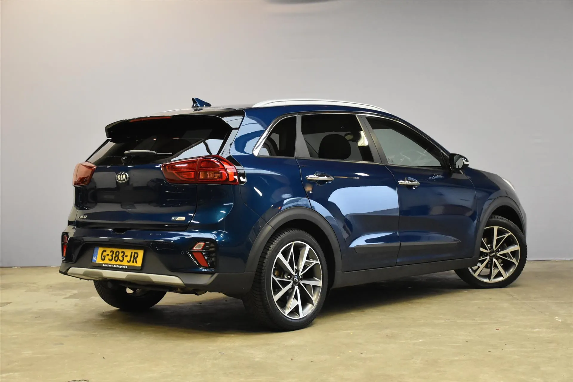 Kia Niro met kenteken G-383-JR – detailfoto