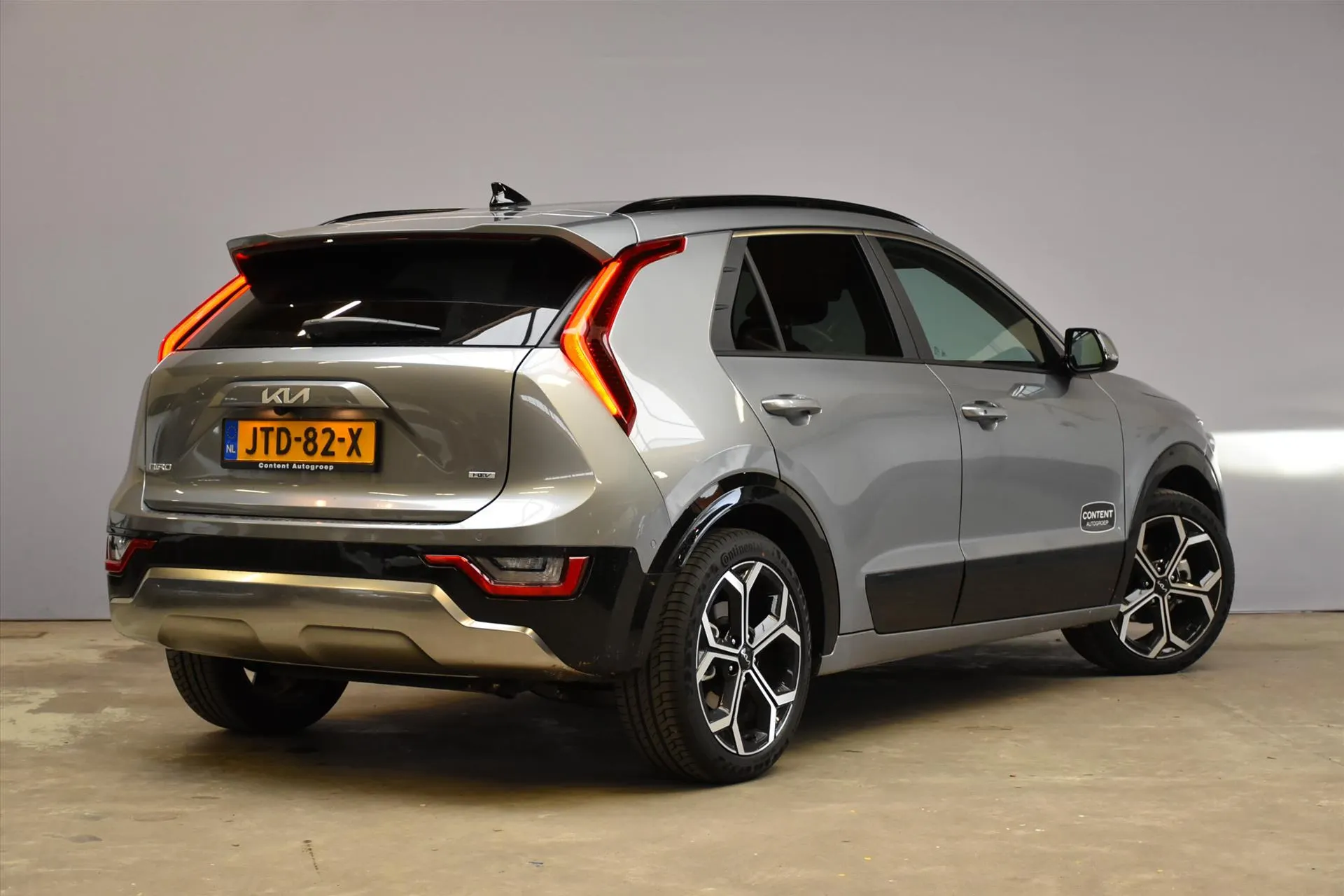 Kia Niro met kenteken JTD-82-X – detailfoto