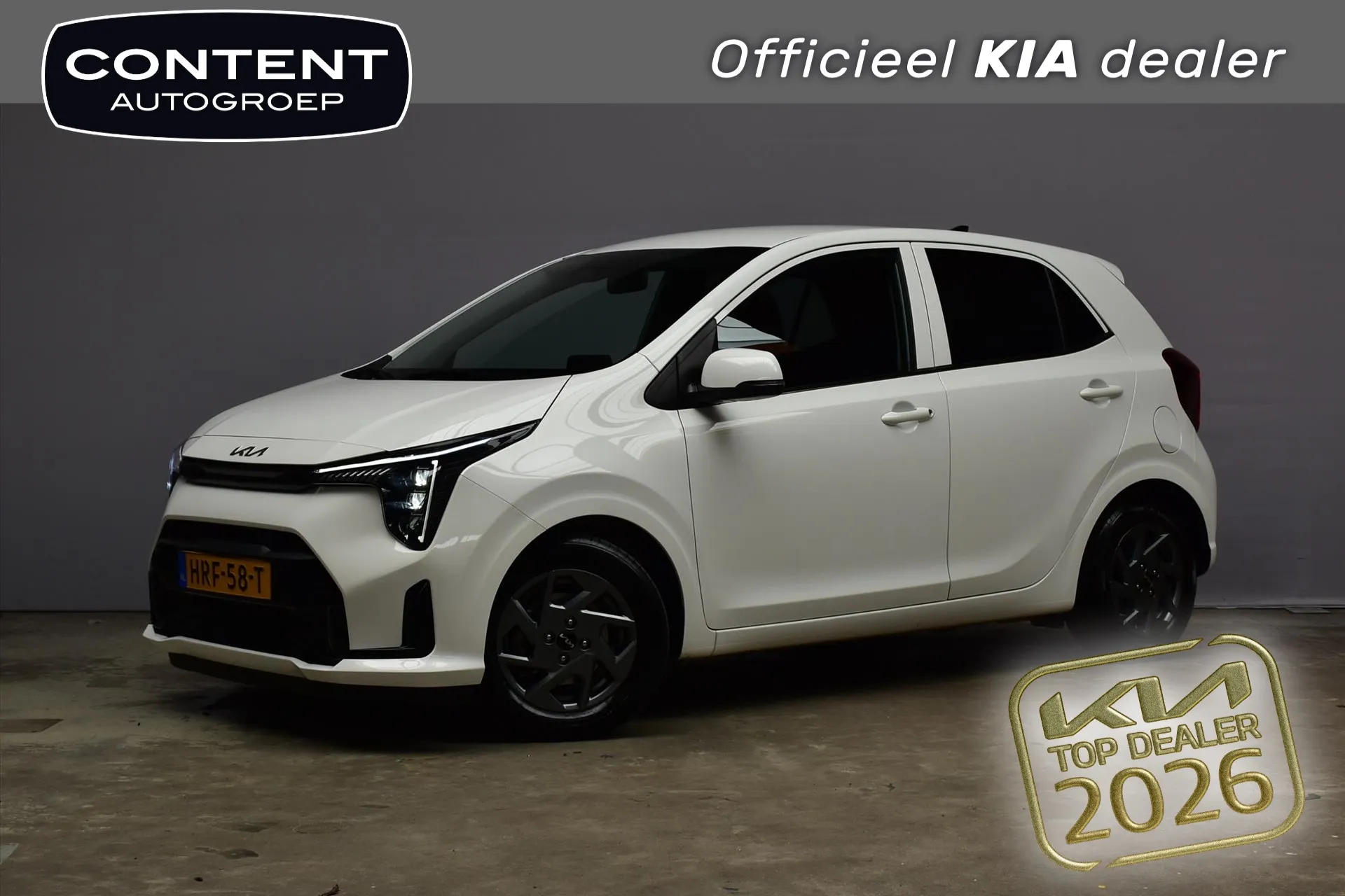 Kia Picanto met kenteken HRF-58-T – vooraanzicht
