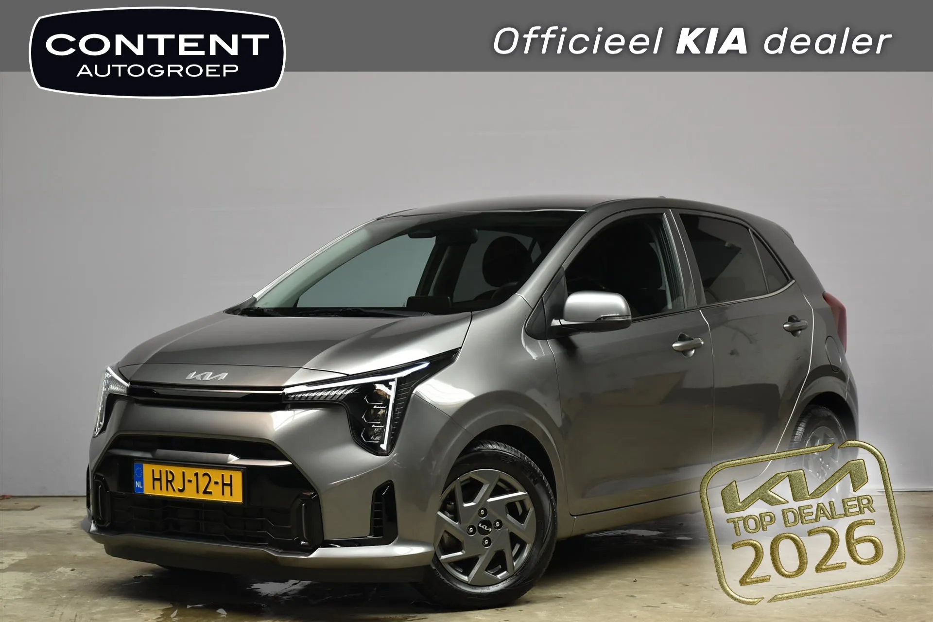 Kia Picanto met kenteken HRJ-12-H – vooraanzicht