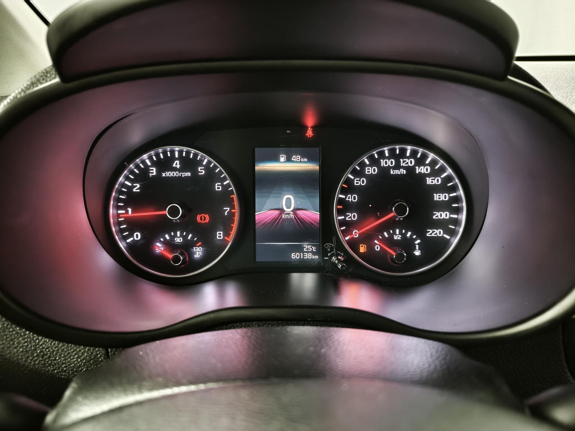 Kia Picanto met kenteken P-567-SX – dashboard