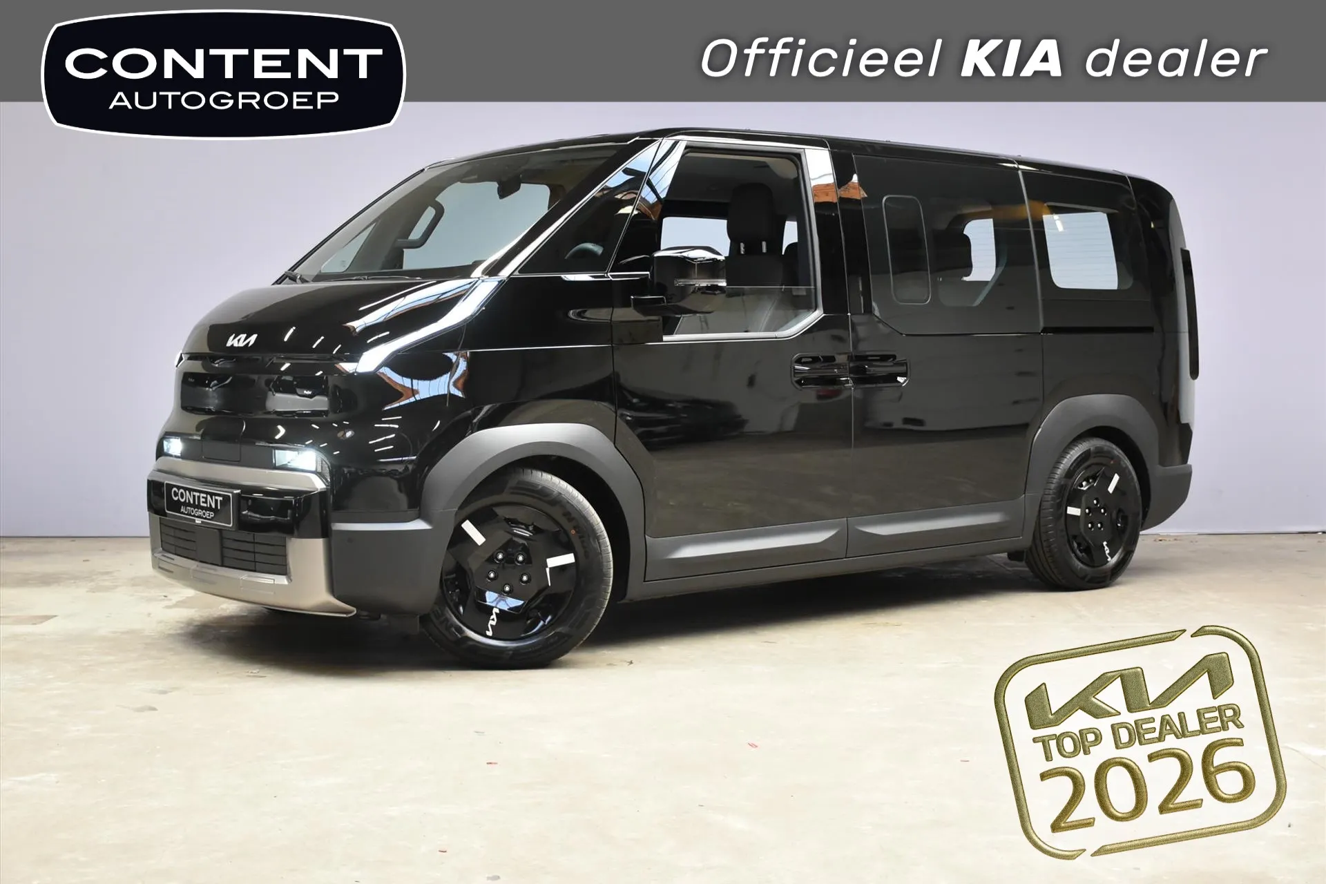 Kia PV5 met kenteken 76209 – vooraanzicht