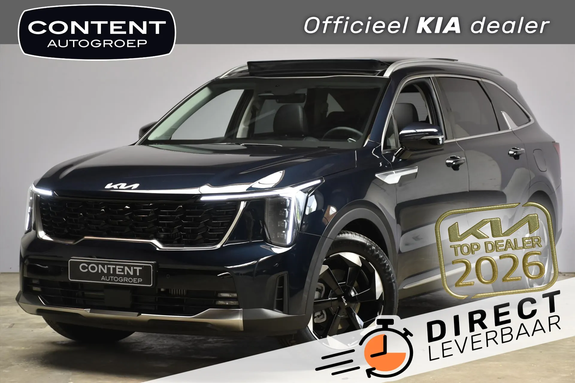 Kia Sorento met kenteken 70052 – vooraanzicht