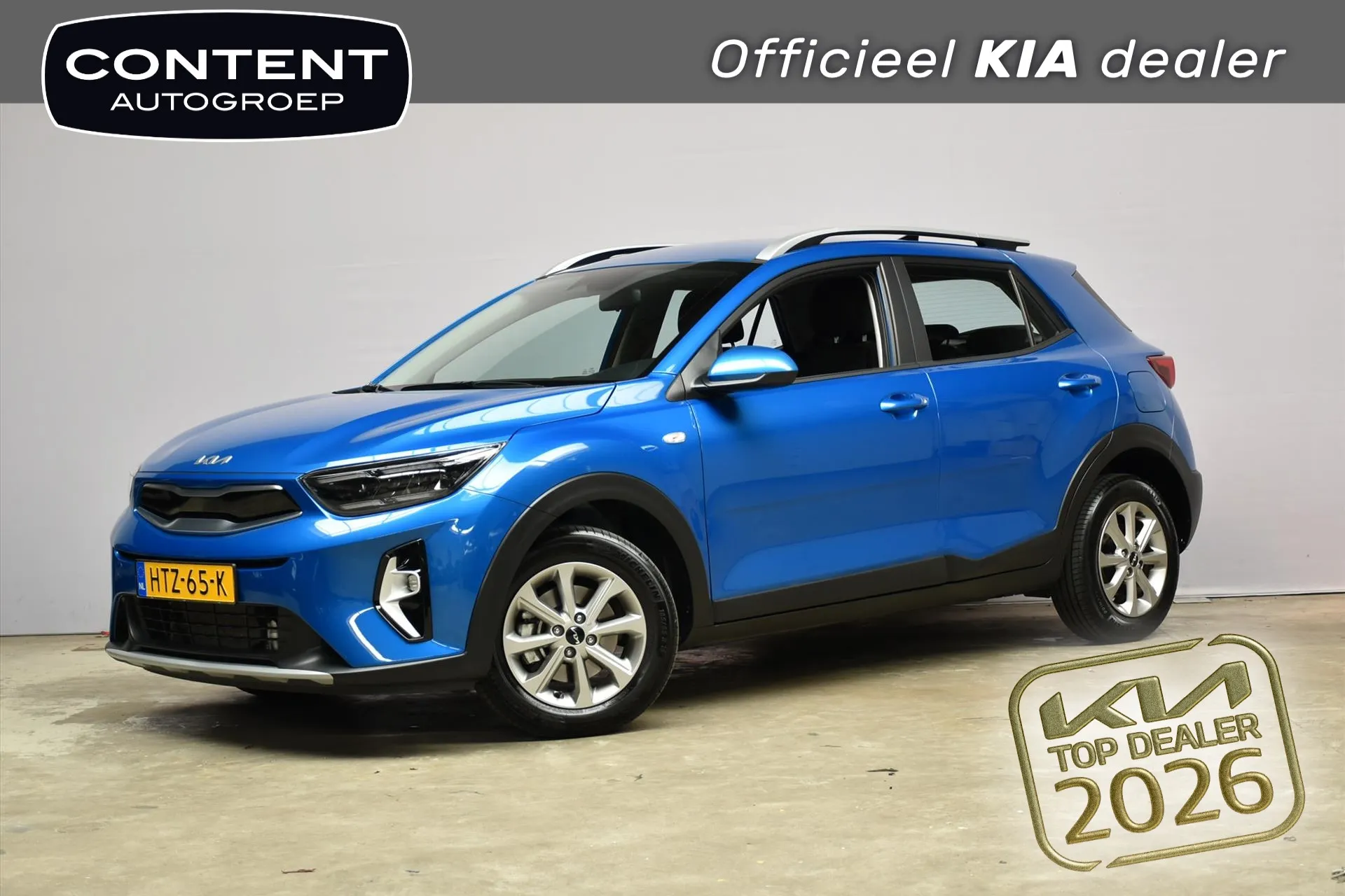 Kia Stonic met kenteken HTZ-65-K – vooraanzicht