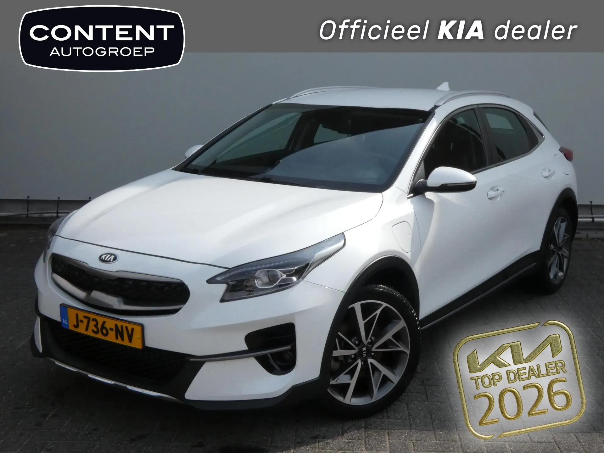 Kia Xceed met kenteken J-736-NV – vooraanzicht