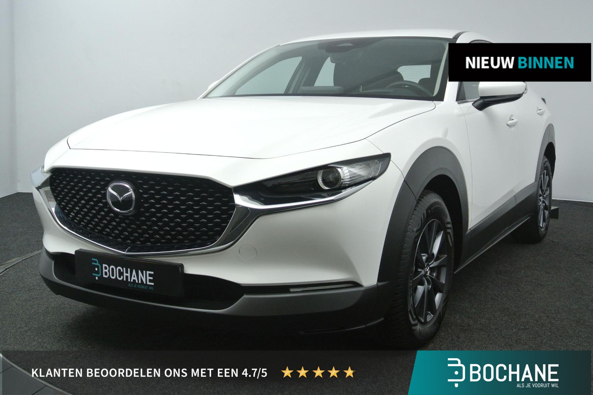Mazda CX-30 met kenteken Z-287-NB – vooraanzicht