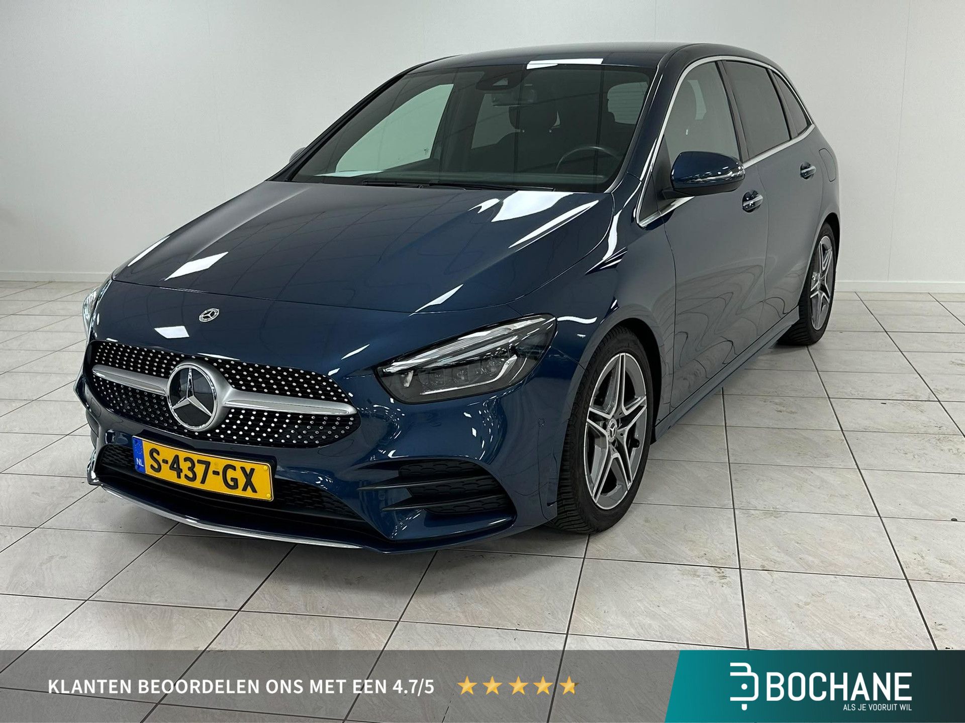 Mercedes-Benz B-Klasse met kenteken S-437-GX – vooraanzicht