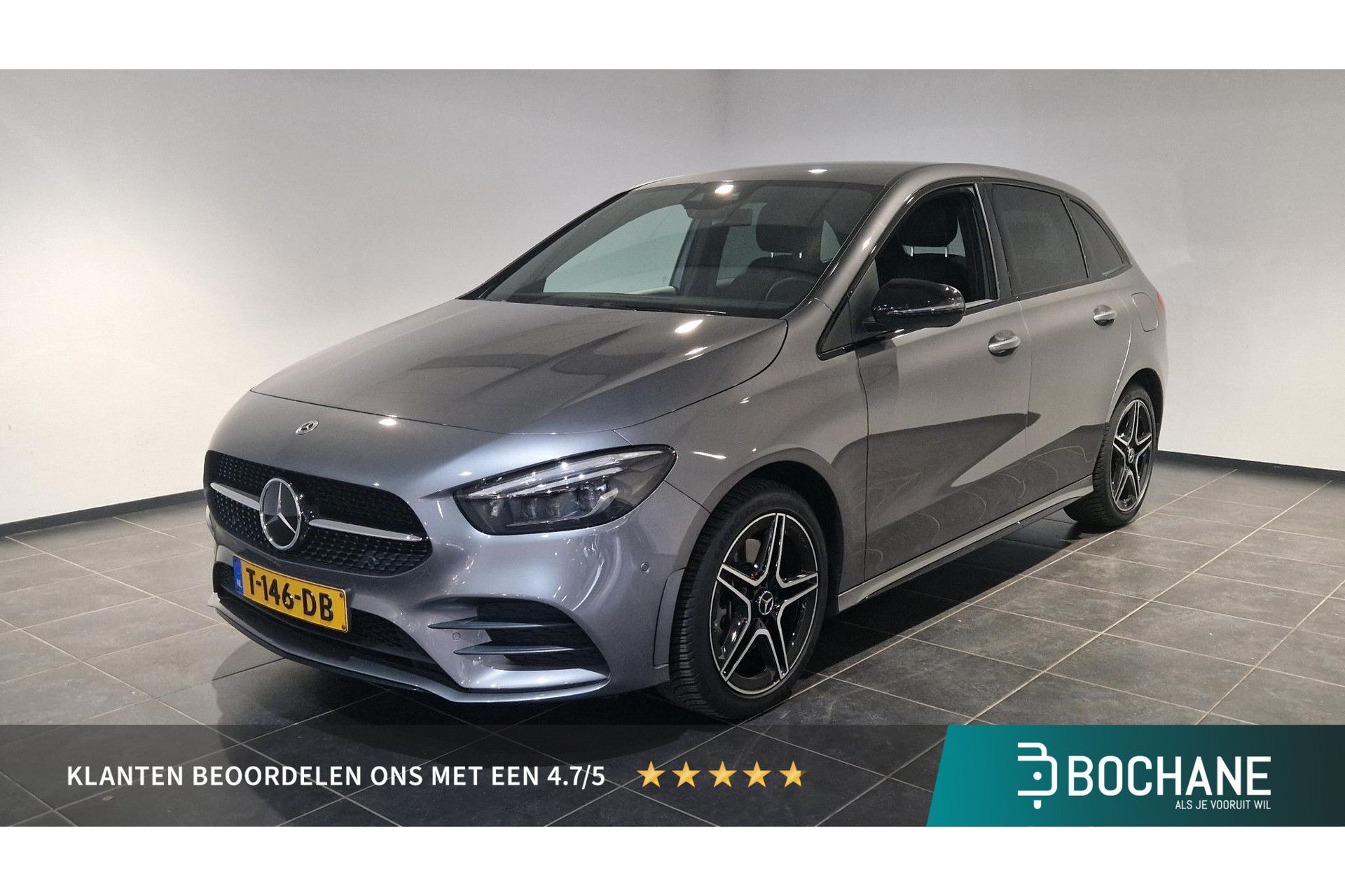 Mercedes-Benz B-Klasse met kenteken T-146-DB – vooraanzicht