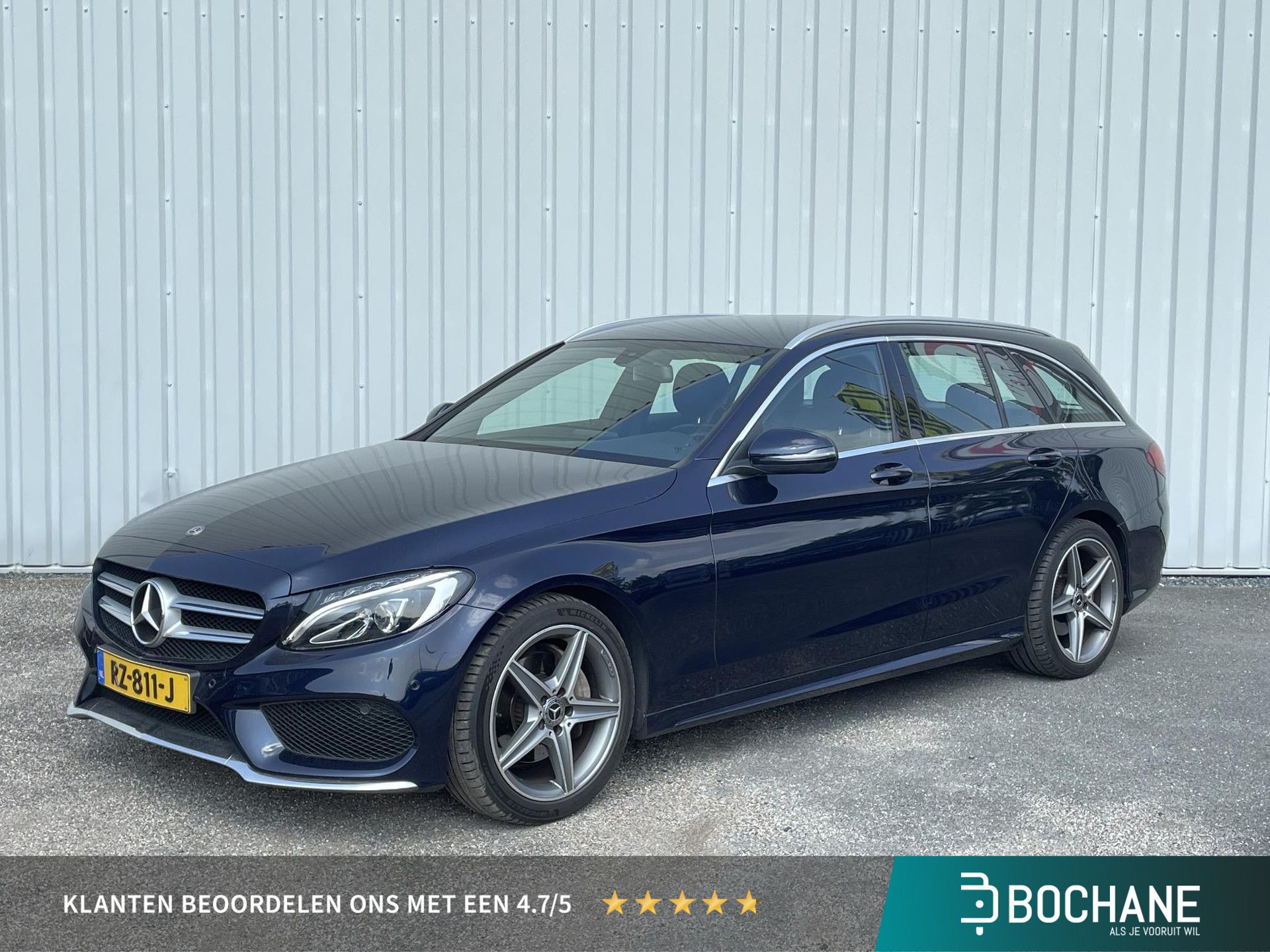 Mercedes-Benz C-Klasse met kenteken RZ-811-J – vooraanzicht