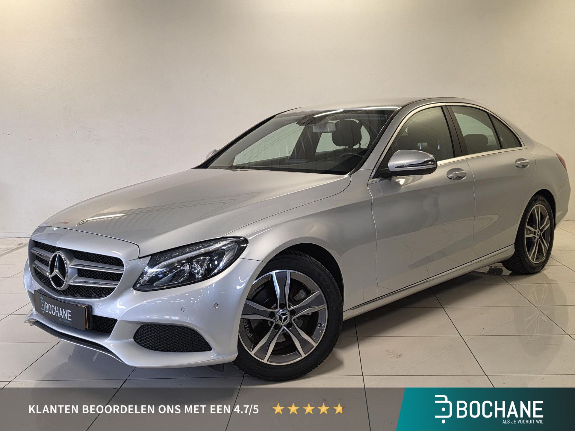 Mercedes-Benz C-Klasse met kenteken SK-925-B – vooraanzicht