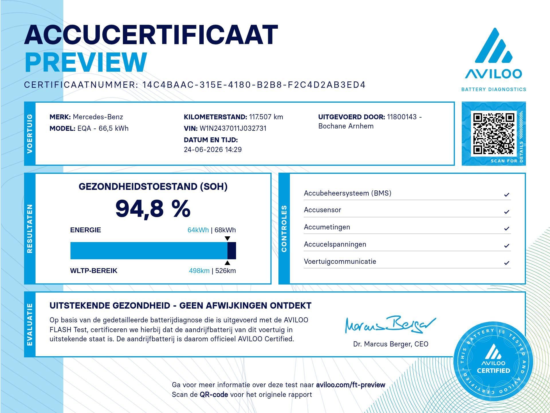 Mercedes-Benz EQA met kenteken P-242-BZ – detailfoto