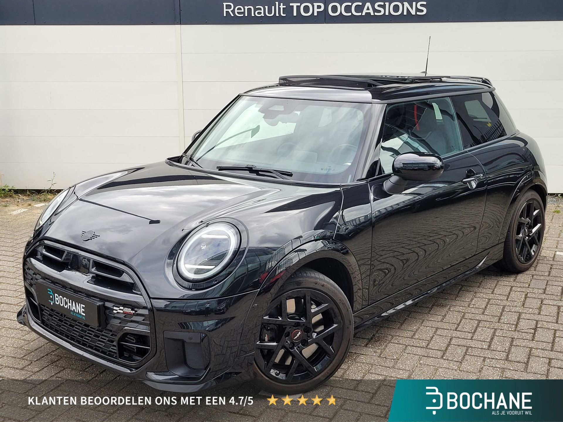 MINI 3-Deurs met kenteken Z-965-LH – vooraanzicht
