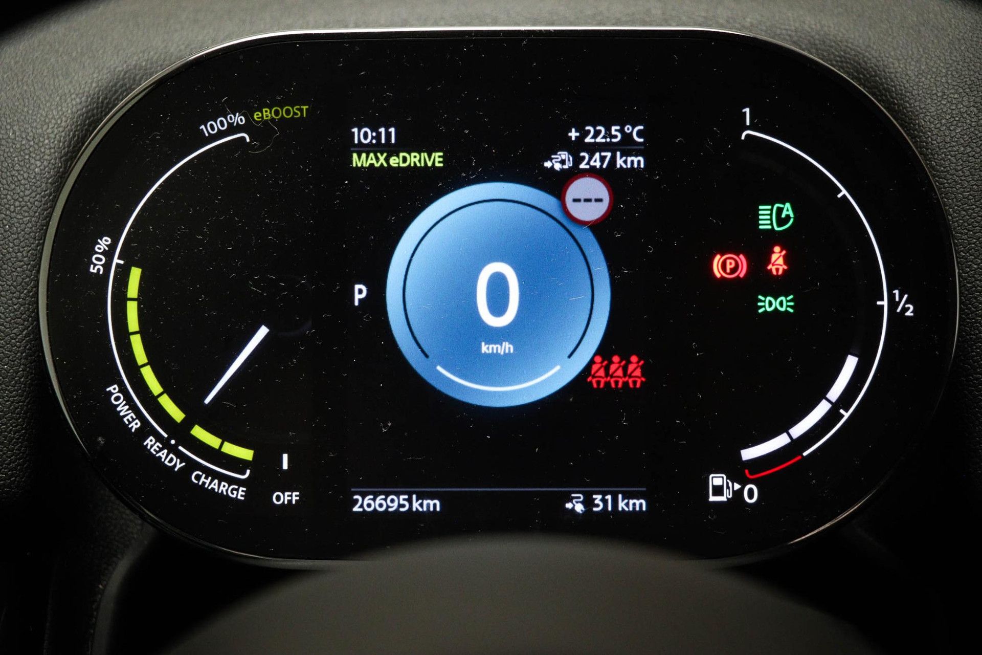 MINI Countryman met kenteken P-169-HT – dashboard