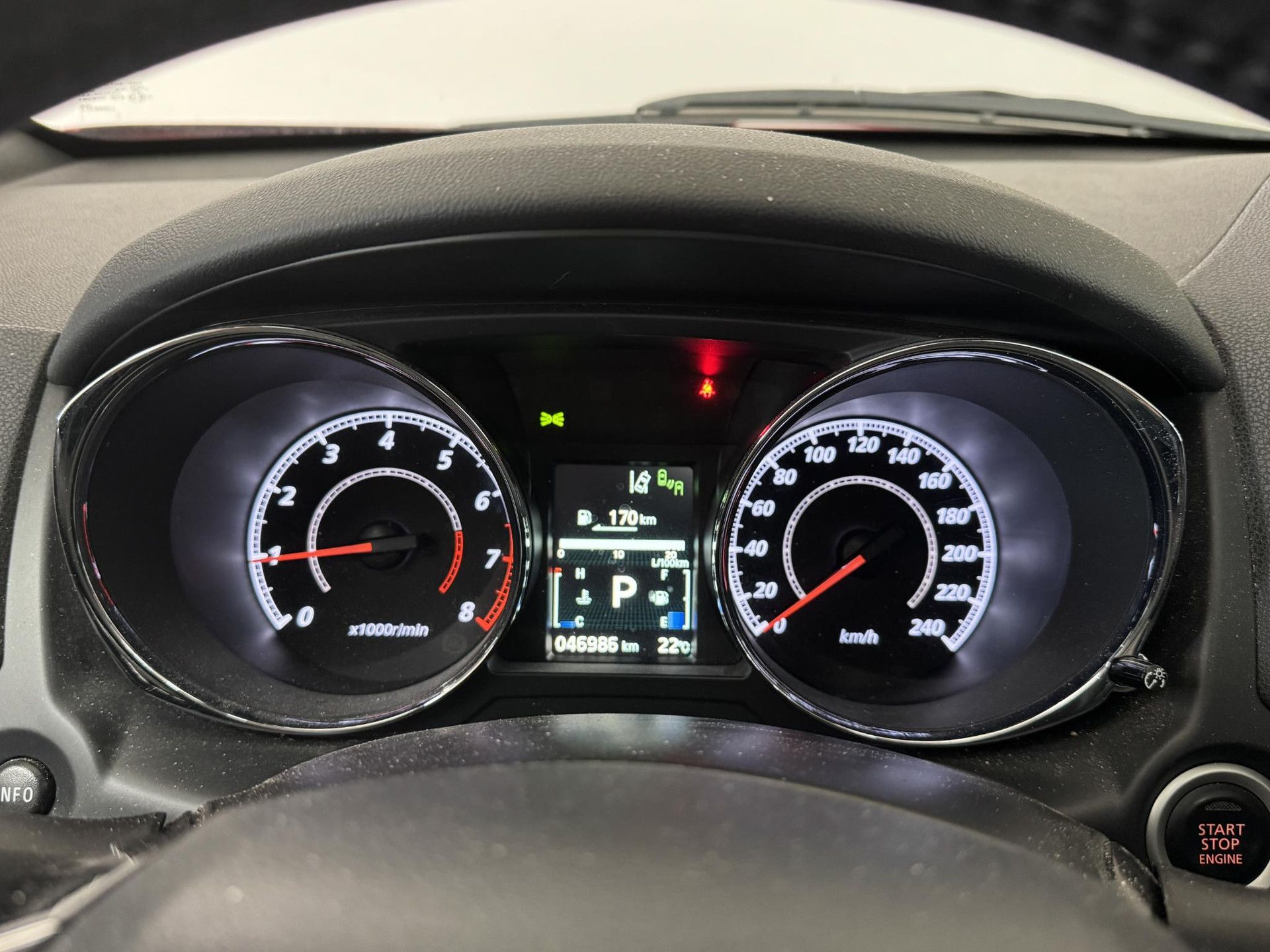 Mitsubishi ASX met kenteken G-129-SJ – dashboard