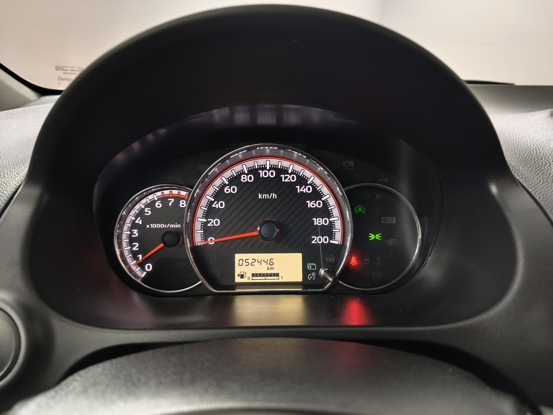 Mitsubishi SpaceStar met kenteken Z-816-KZ – dashboard