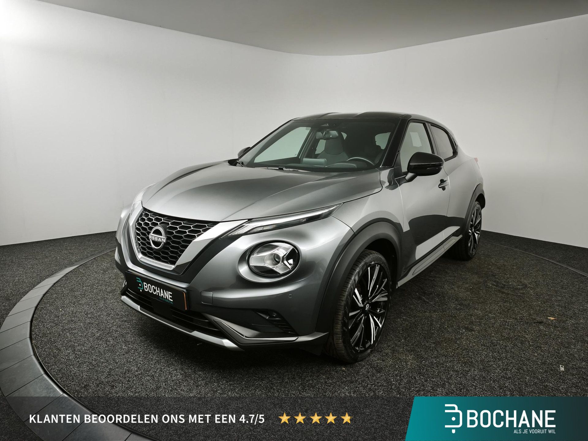 Nissan Juke met kenteken KNJ-36-P – vooraanzicht