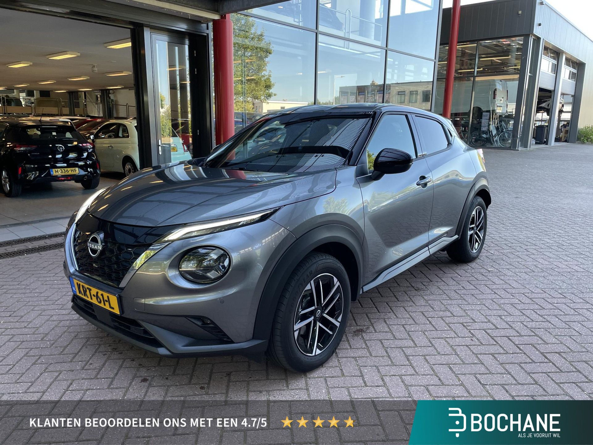 Nissan Juke met kenteken KRT-61-L – vooraanzicht