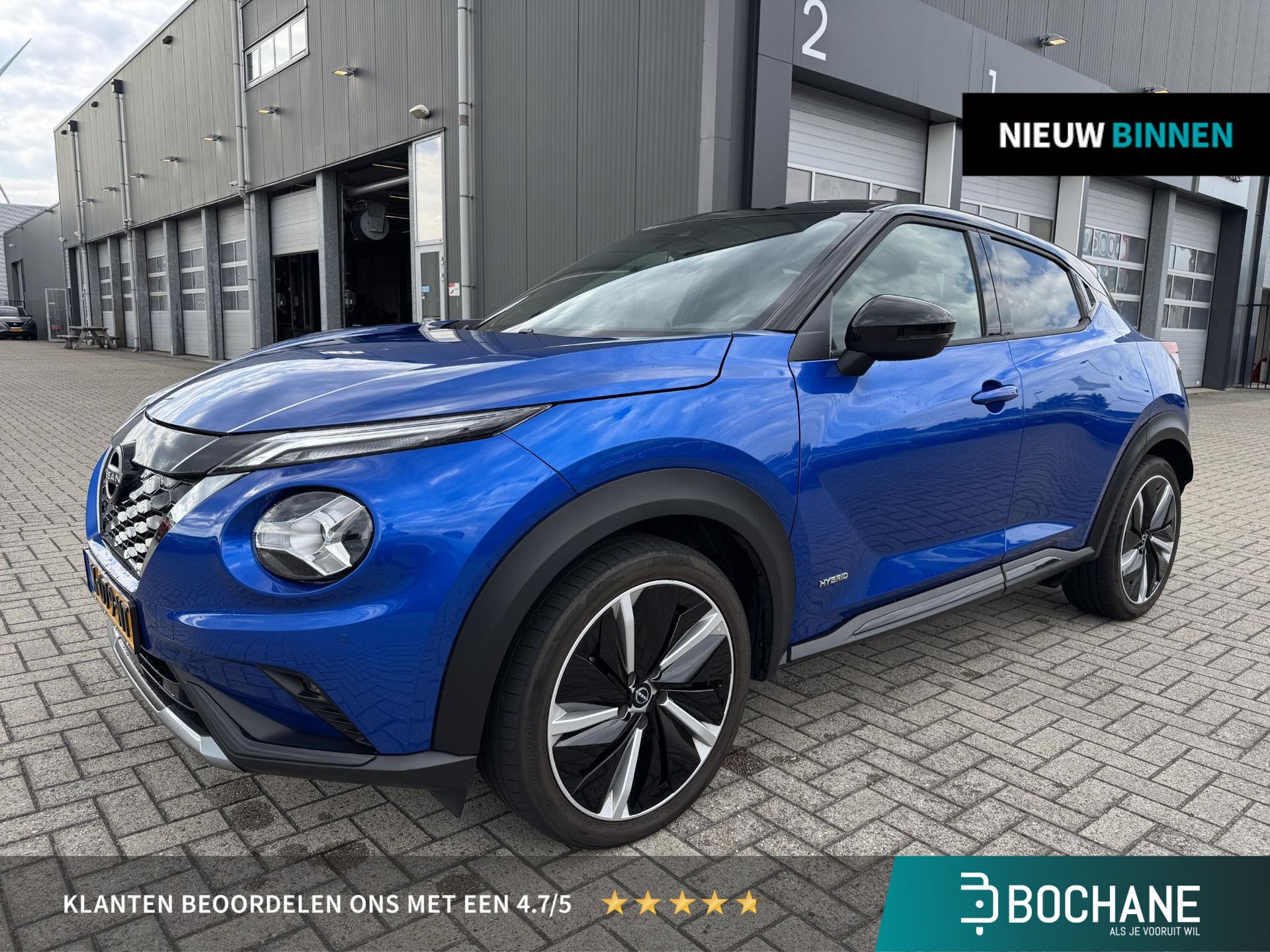 Nissan Juke met kenteken X-079-NT – vooraanzicht