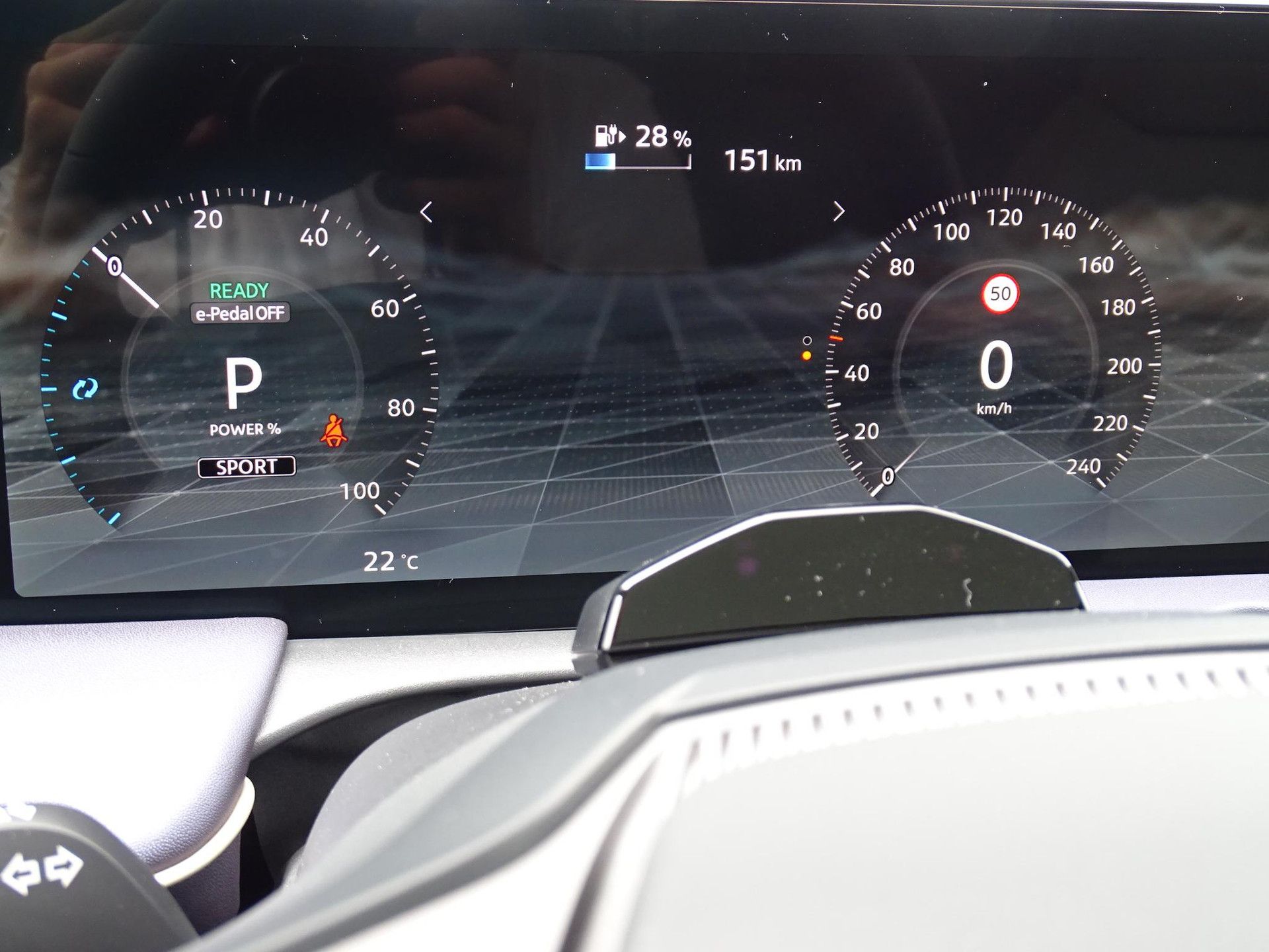 Nissan Leaf – dashboard