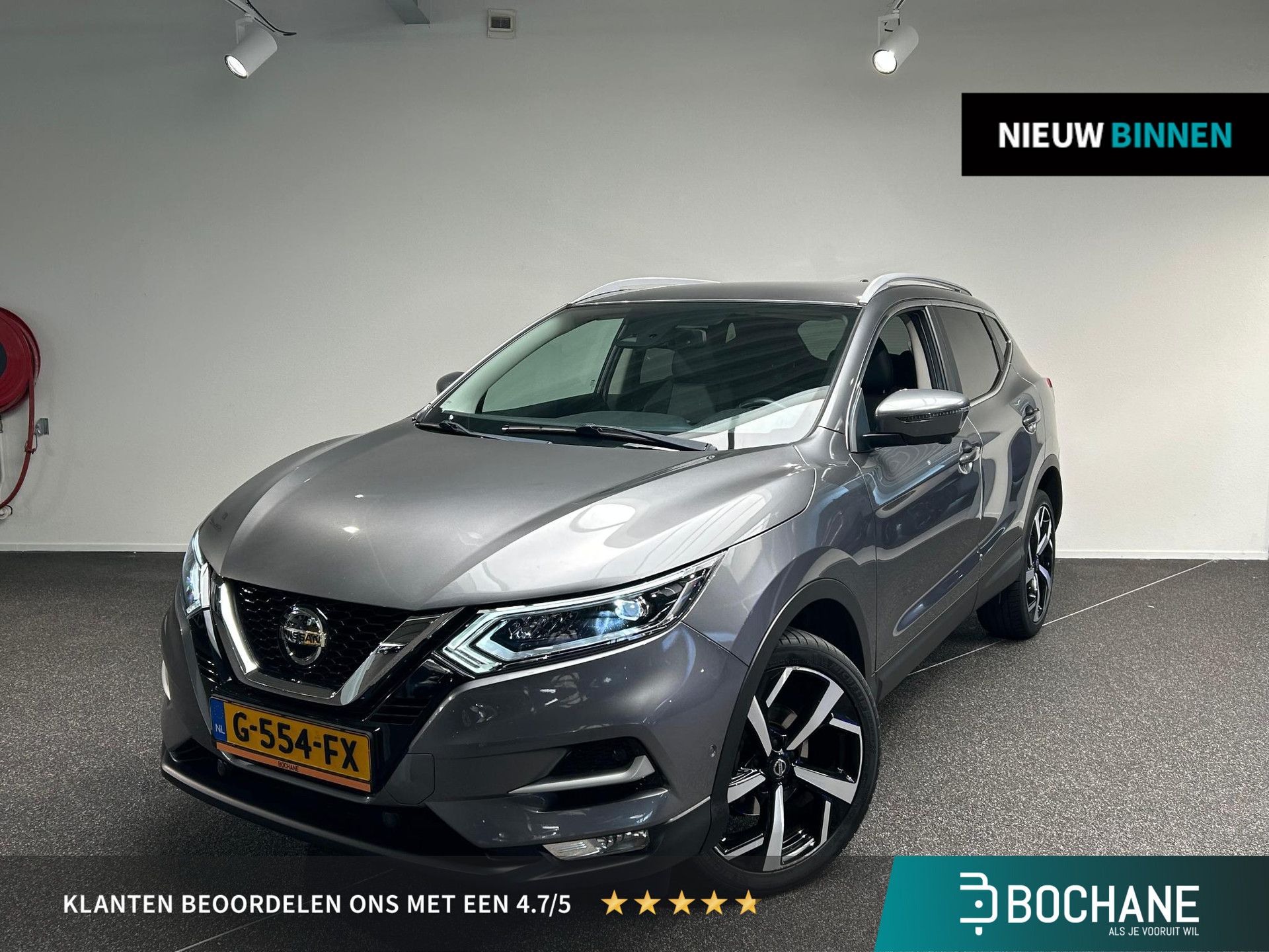 Nissan QASHQAI met kenteken G-554-FX – vooraanzicht