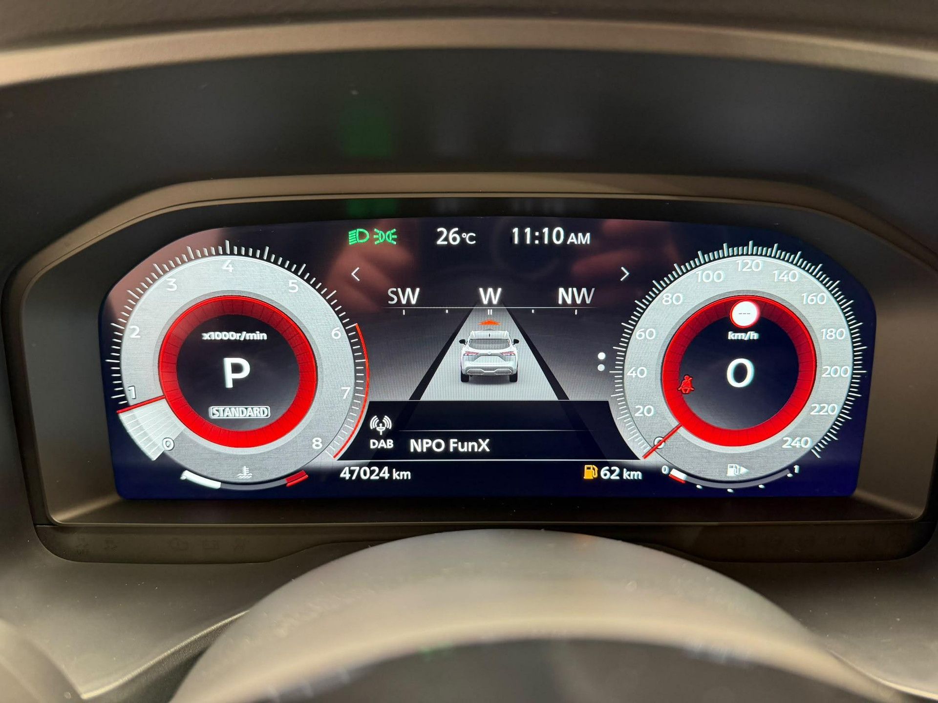 Nissan QASHQAI met kenteken KPT-46-T – dashboard