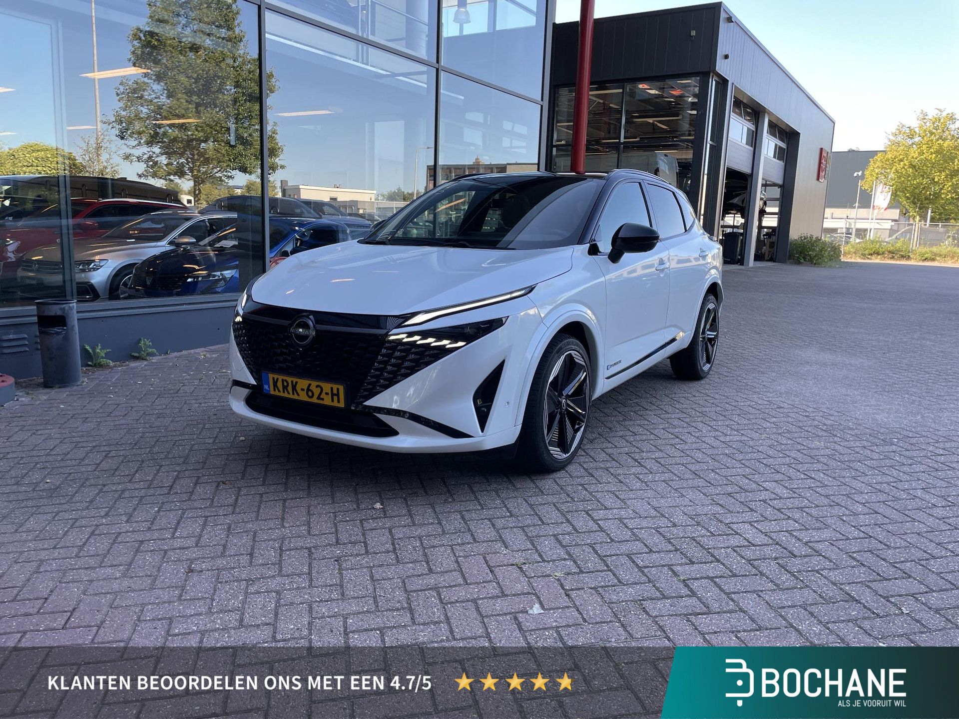Nissan QASHQAI met kenteken KRK-62-H – vooraanzicht