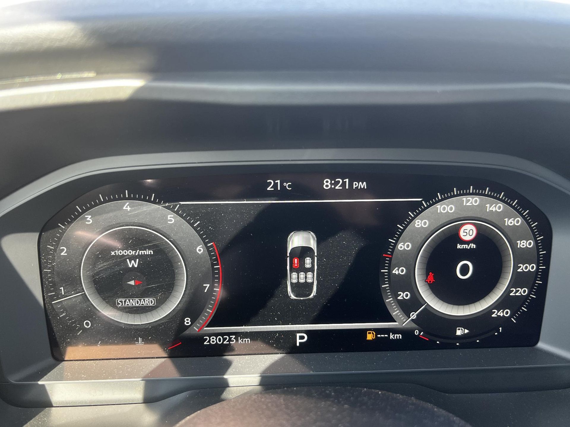 Nissan QASHQAI met kenteken KRV-43-Z – dashboard