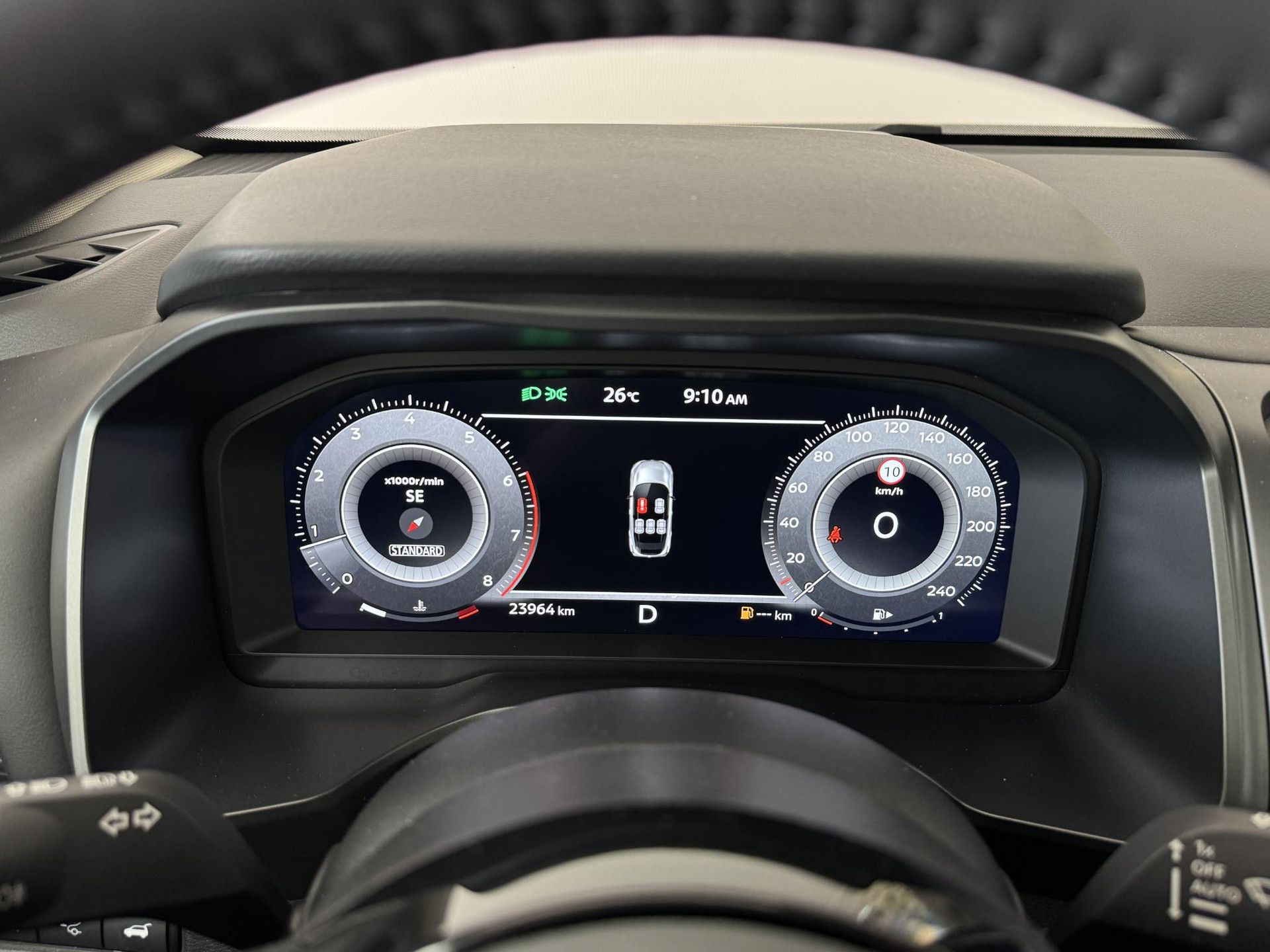 Nissan QASHQAI met kenteken KRZ-58-J – dashboard