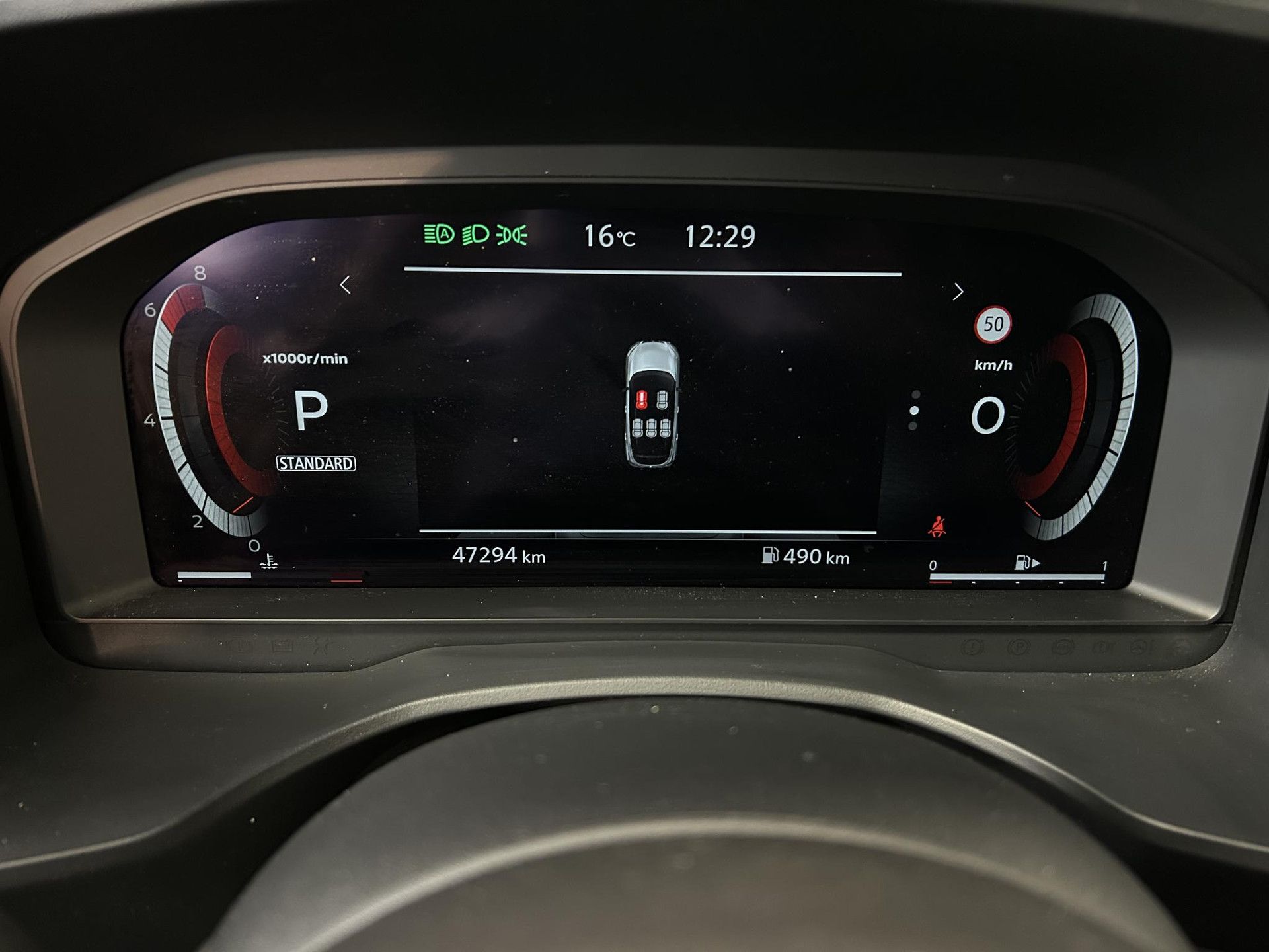 Nissan QASHQAI met kenteken S-363-PN – dashboard