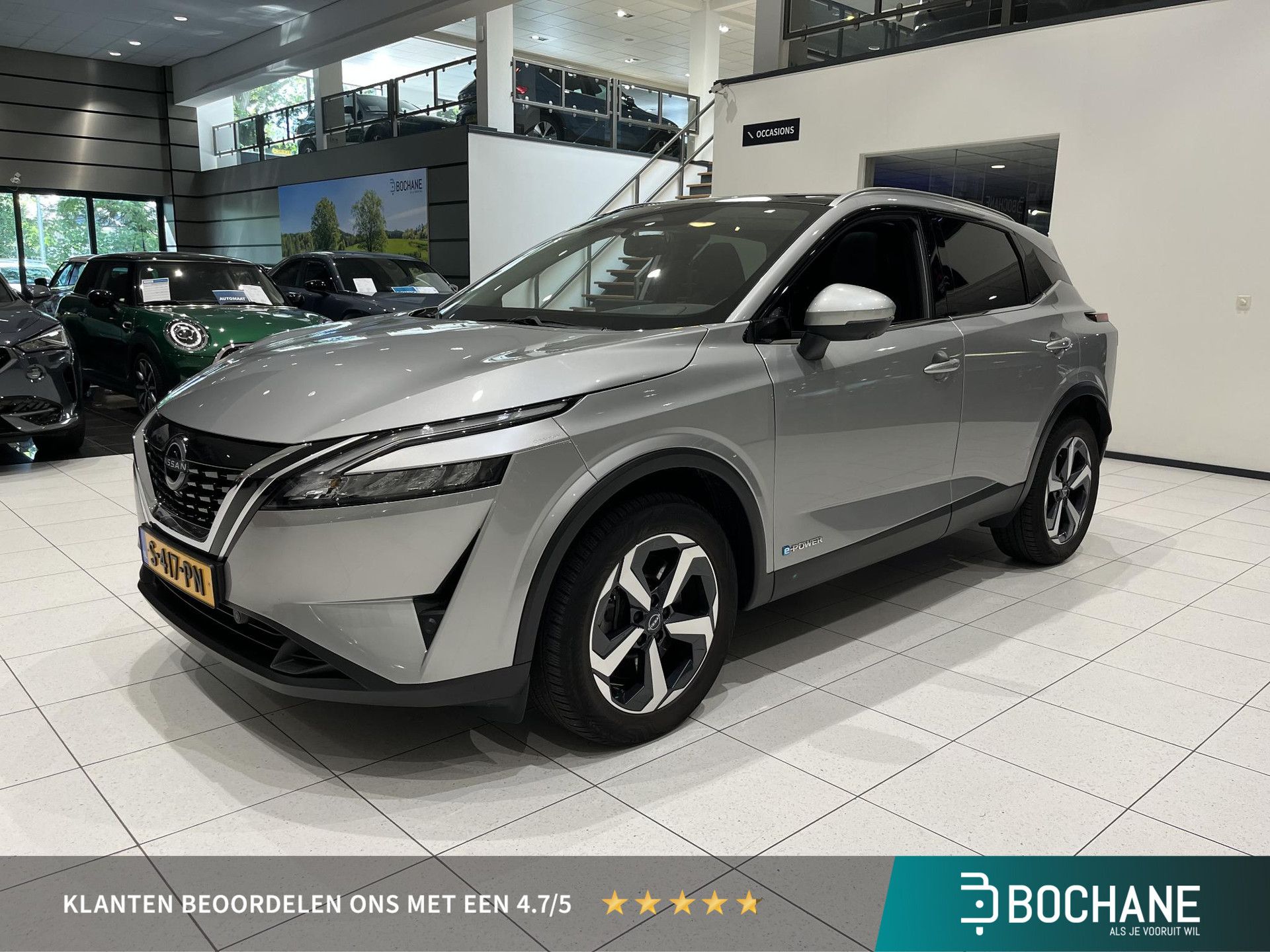 Nissan QASHQAI met kenteken S-417-PN – vooraanzicht