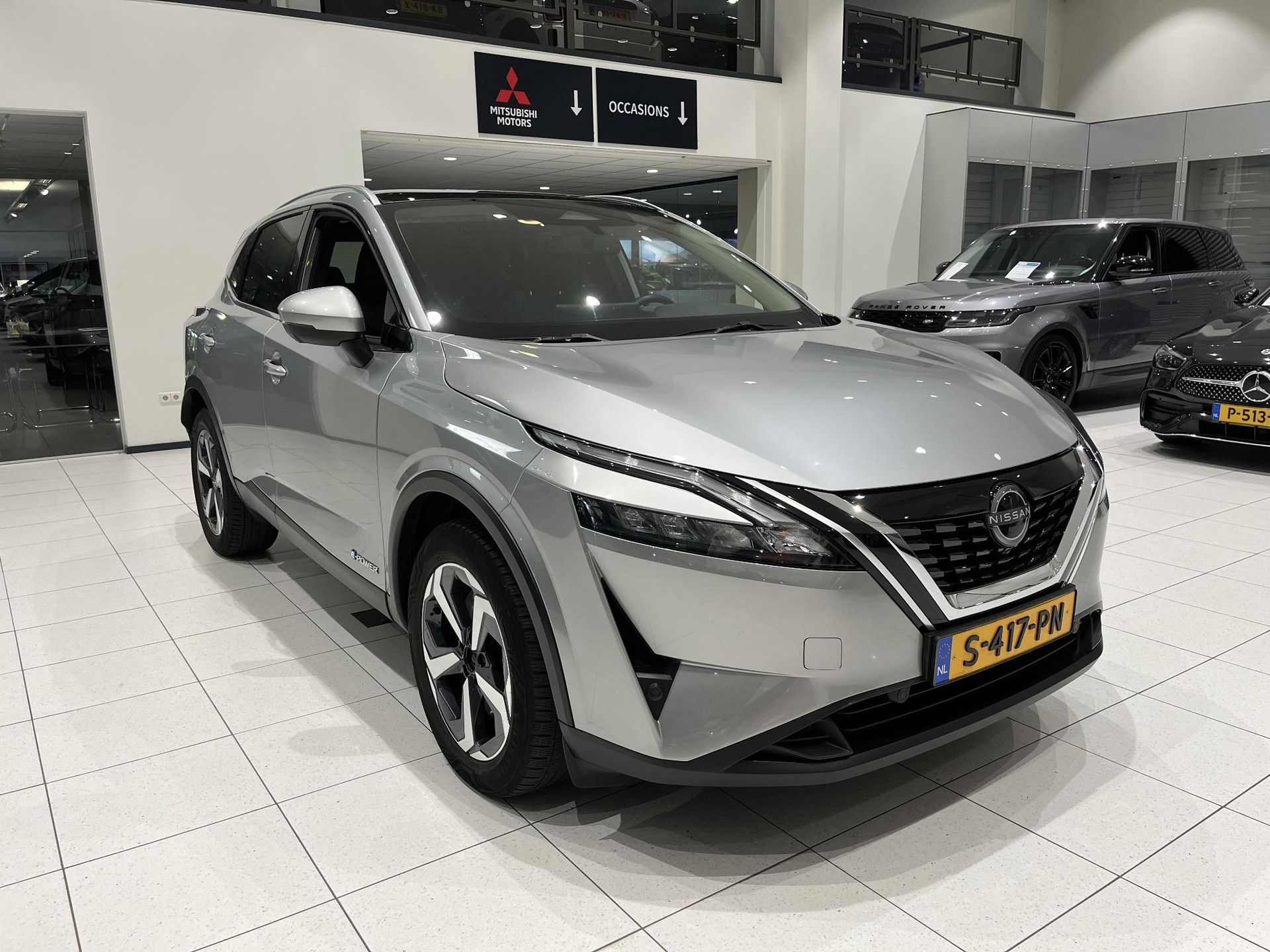 Nissan QASHQAI met kenteken S-417-PN – dashboard