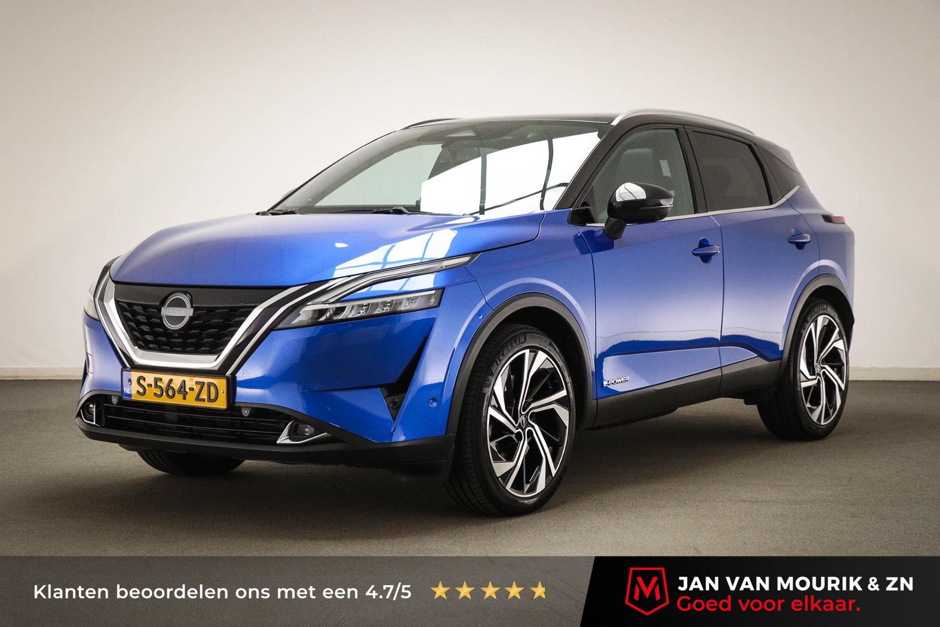 Nissan QASHQAI met kenteken S-564-ZD – vooraanzicht