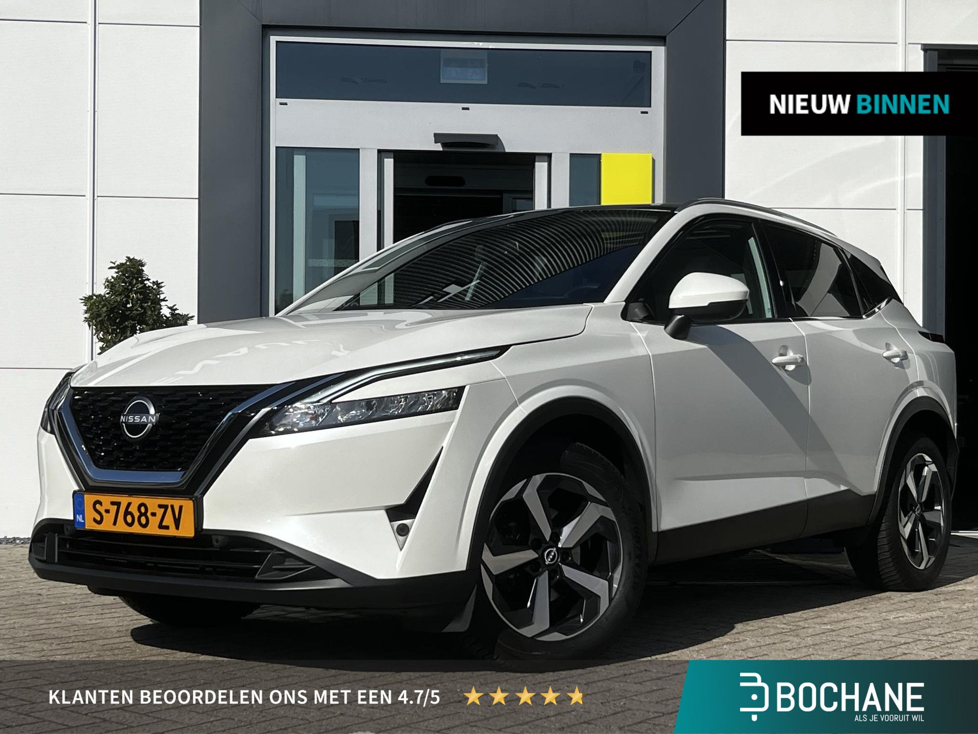 Nissan QASHQAI met kenteken S-768-ZV – vooraanzicht