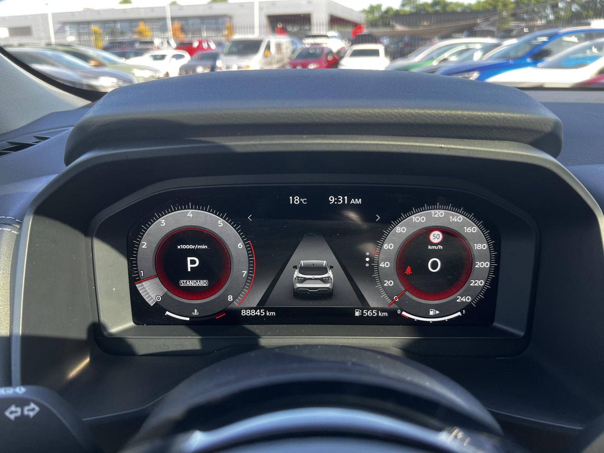 Nissan QASHQAI met kenteken S-768-ZV – dashboard