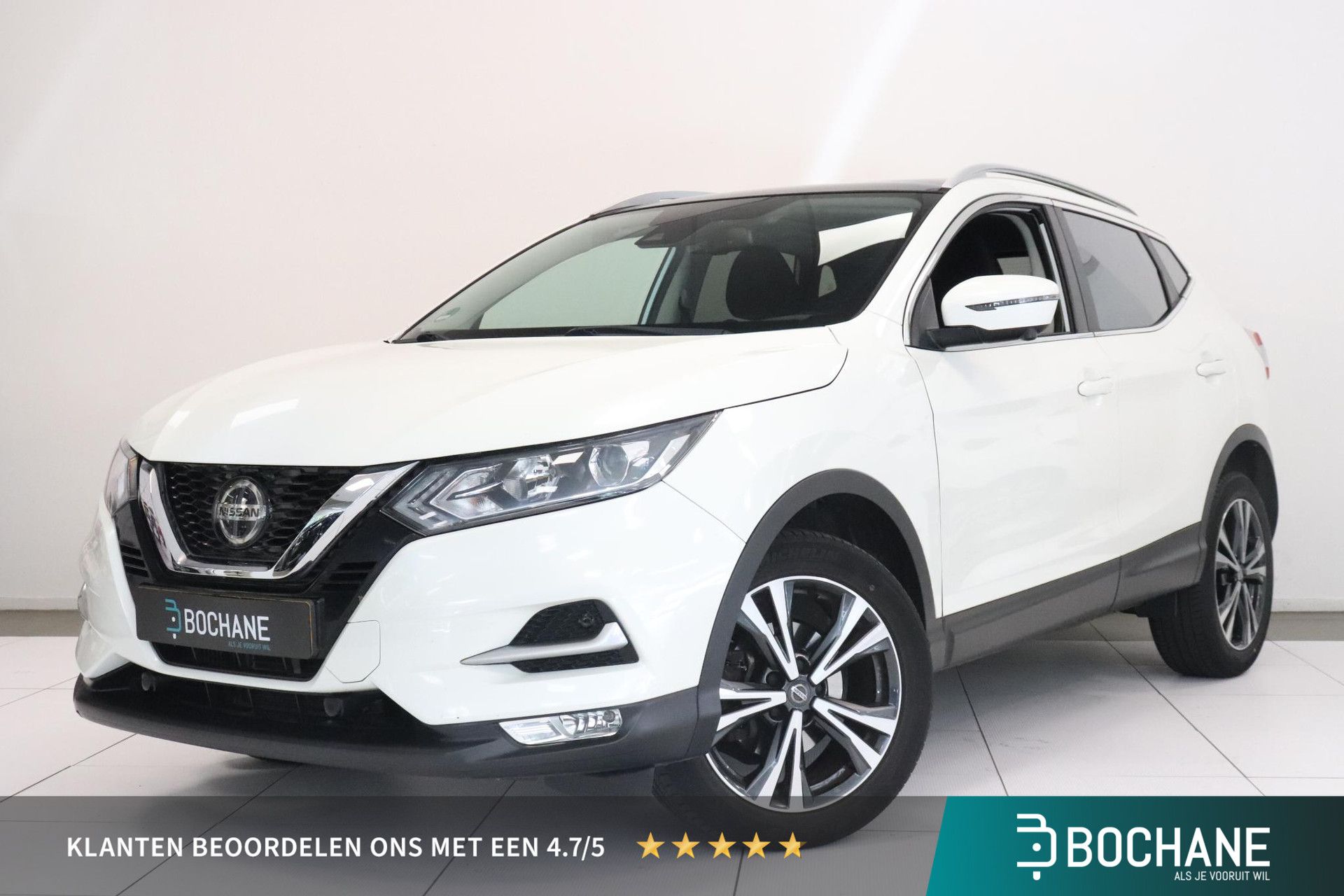 Nissan QASHQAI met kenteken TR-183-B – vooraanzicht