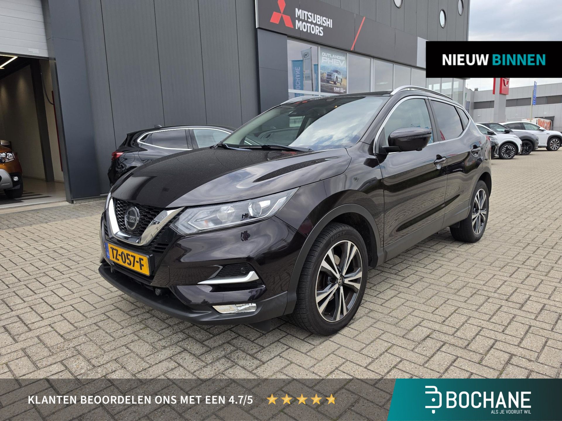 Nissan QASHQAI met kenteken TZ-057-F – vooraanzicht