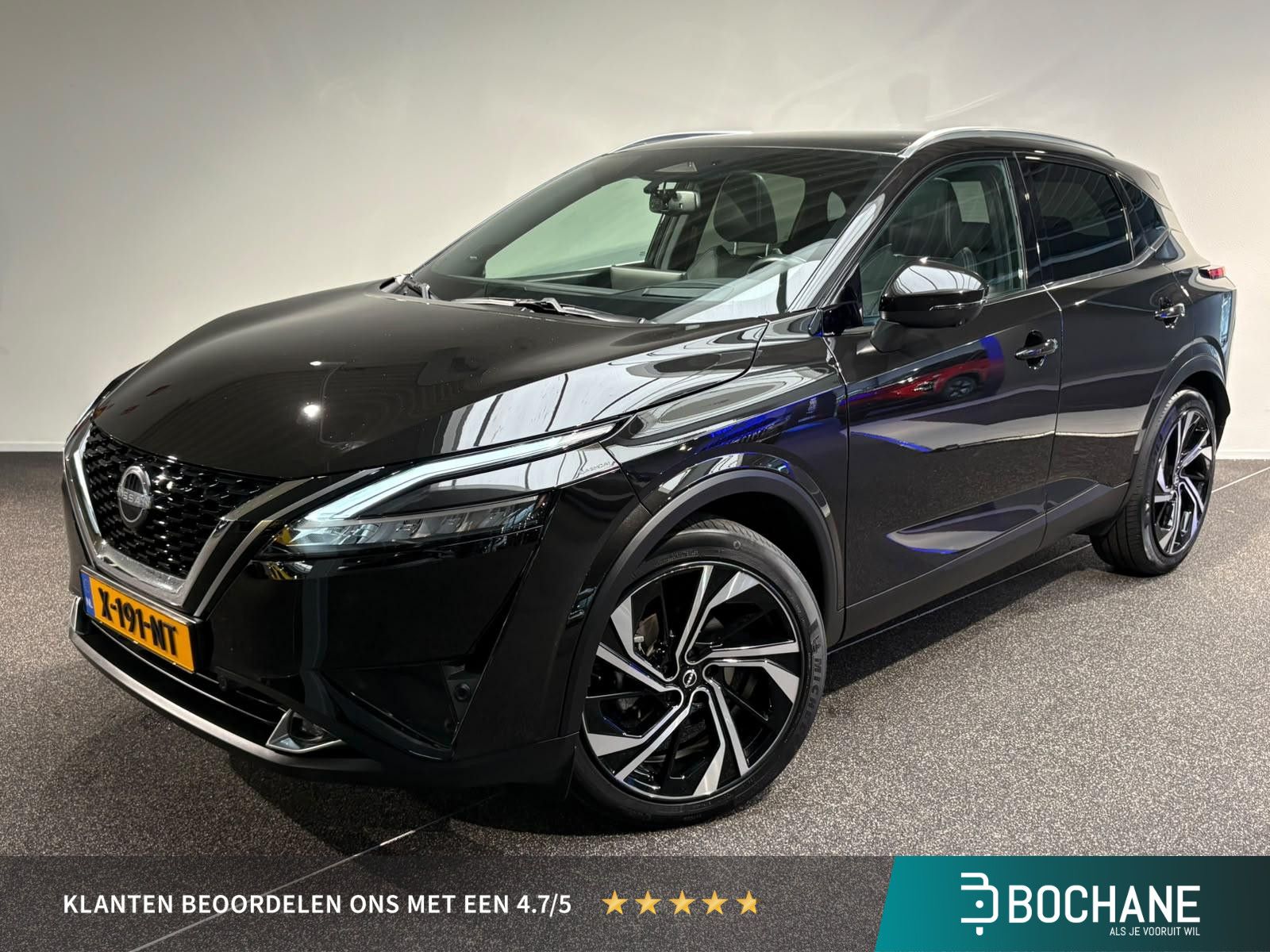 Nissan QASHQAI met kenteken X-191-NT – vooraanzicht
